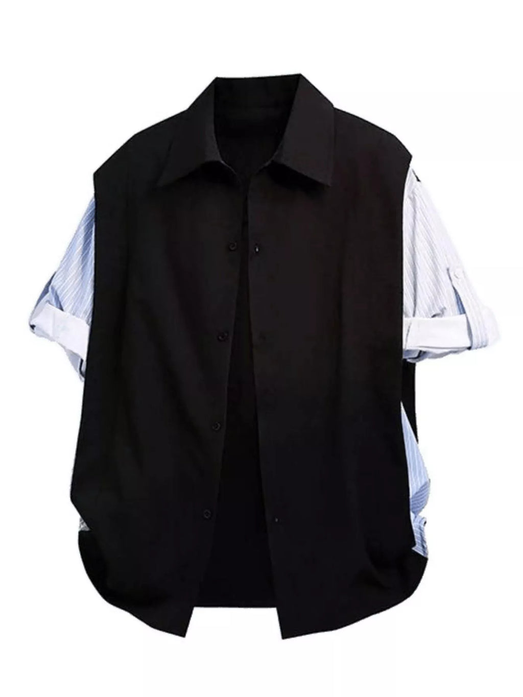 Men's Button Up Short Sleeve Shirt - Seedandsoulful