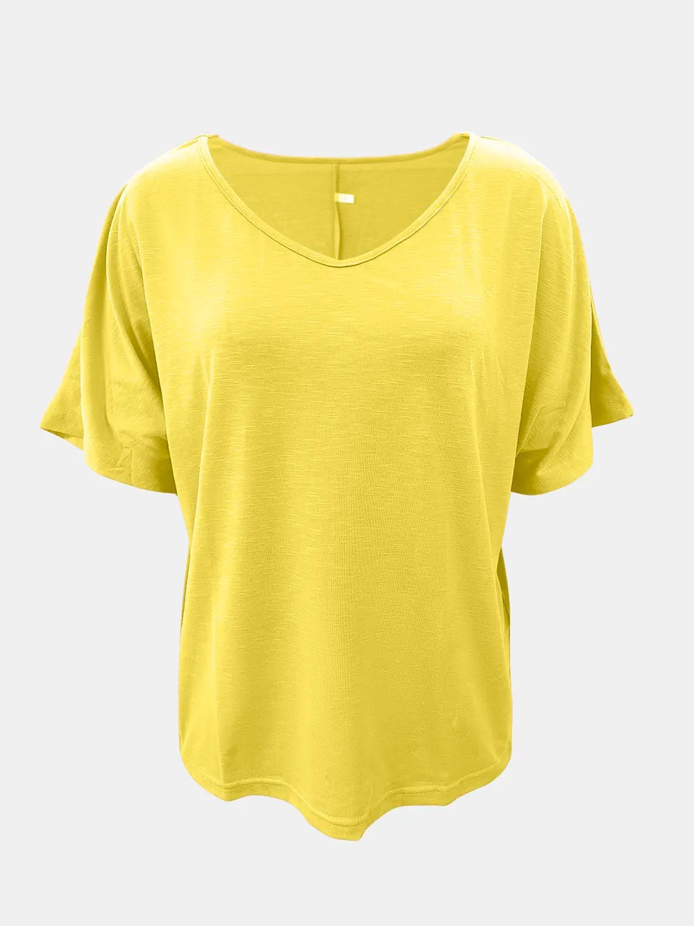 Full Size Scoop Neck Short Sleeve T-Shirt - Seedandsoulful