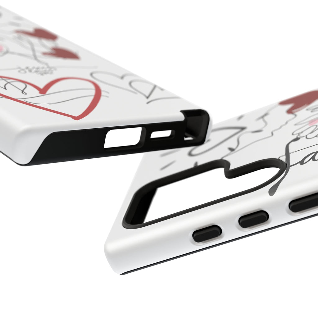 Faith Hearts iPhone Case | Seedandsoulful Protective Phone Cover - Seedandsoulful