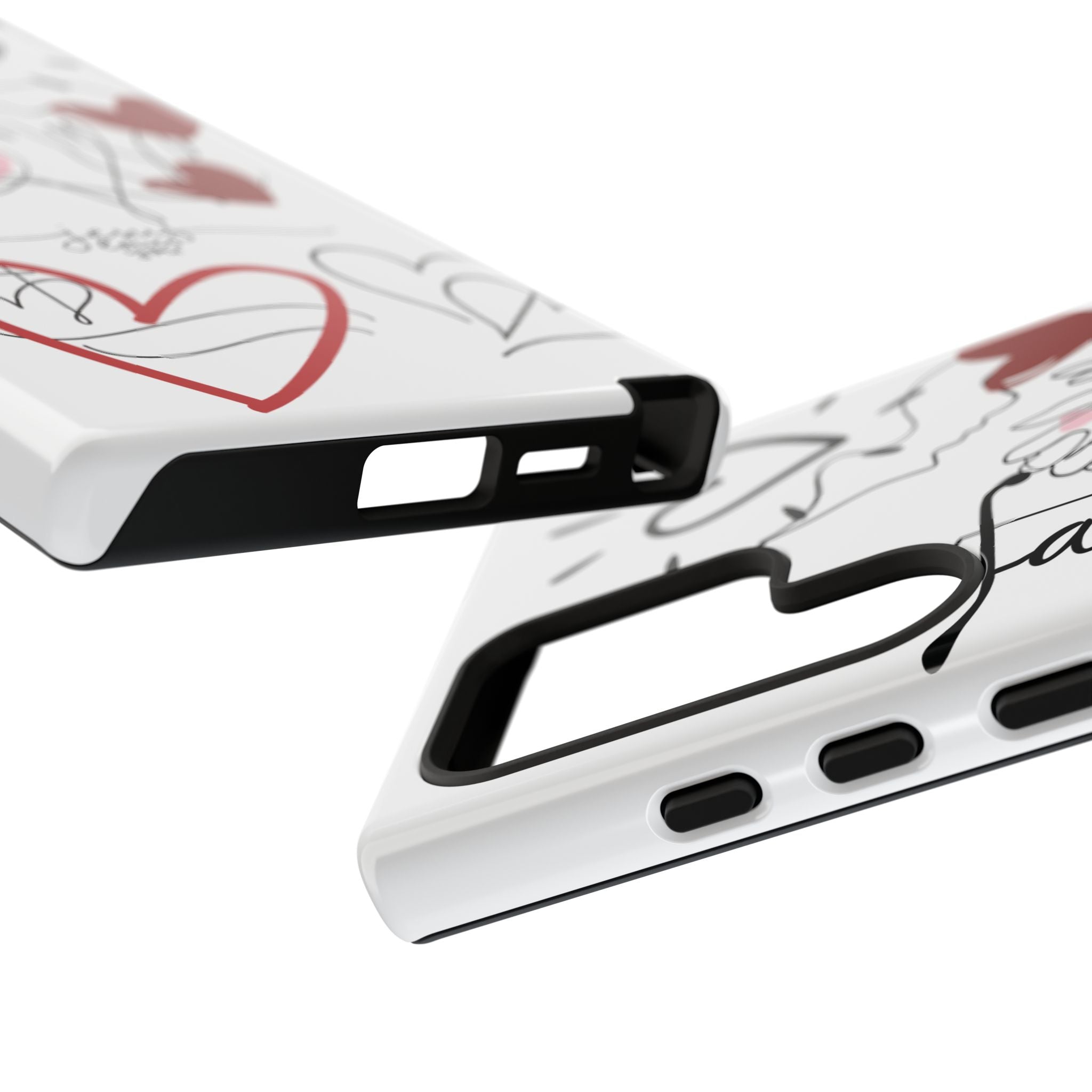 Faith Hearts iPhone Case | Seedandsoulful Protective Phone Cover - Seedandsoulful