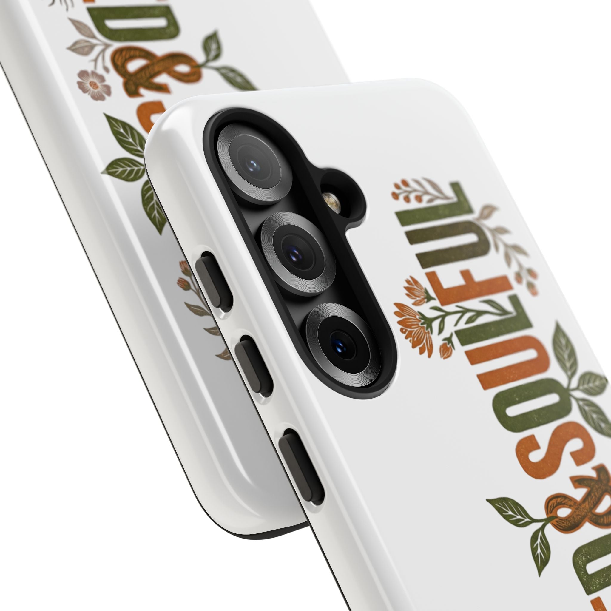 Seed & Soul Tough Phone Case – Floral Botanical Protective Cover - Seedandsoulful