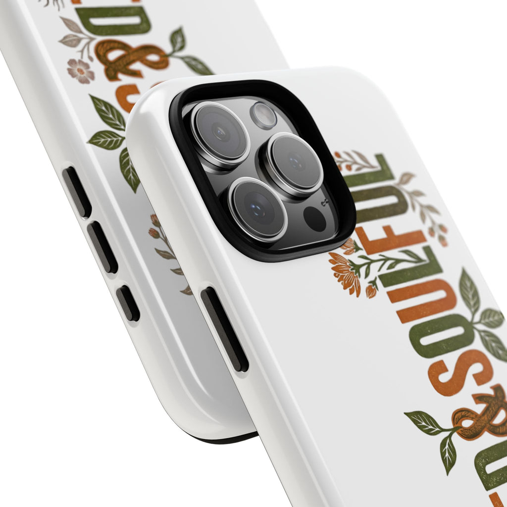 Seed & Soul Tough Phone Case – Floral Botanical Protective Cover - Seedandsoulful