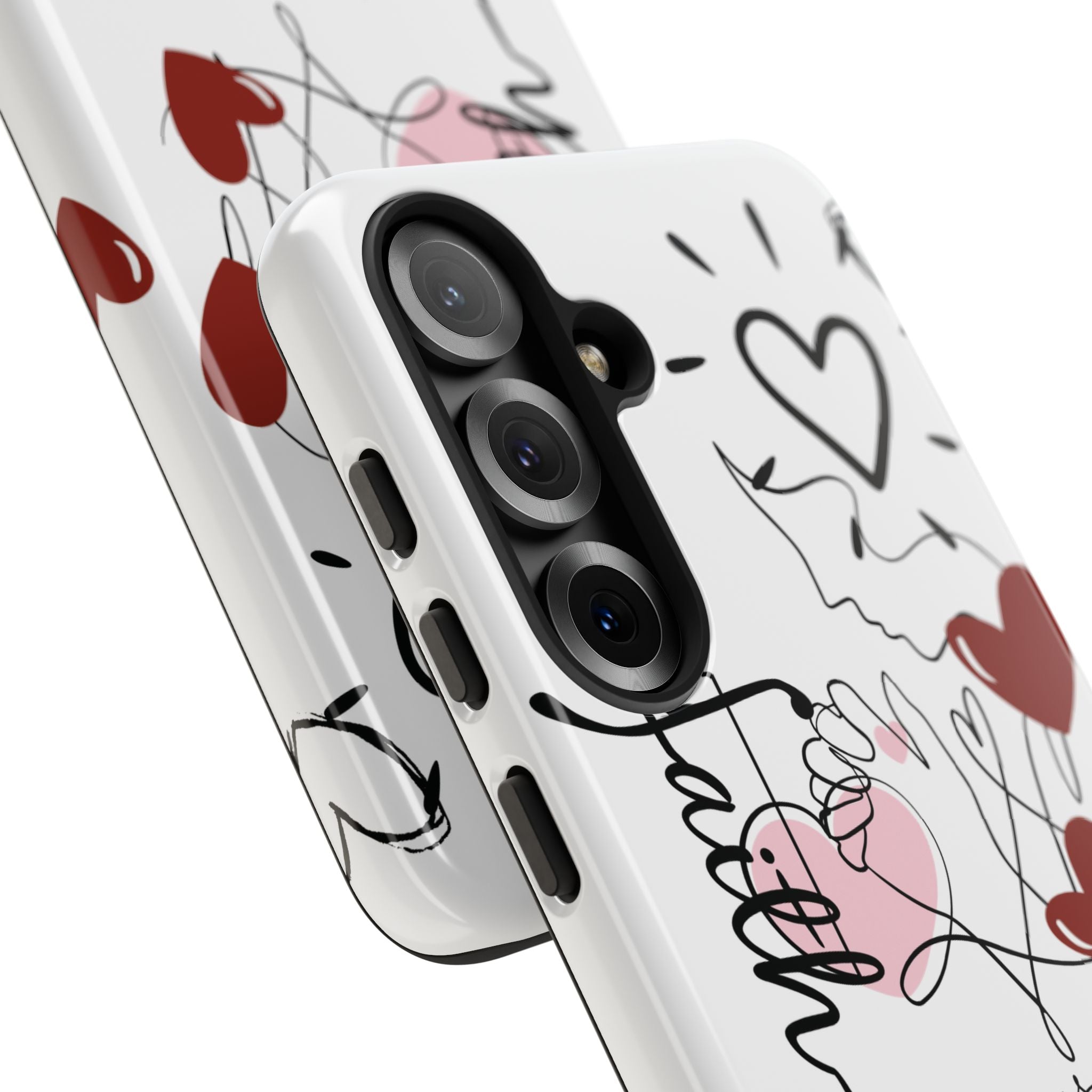 Faith Hearts iPhone Case | Seedandsoulful Protective Phone Cover - Seedandsoulful