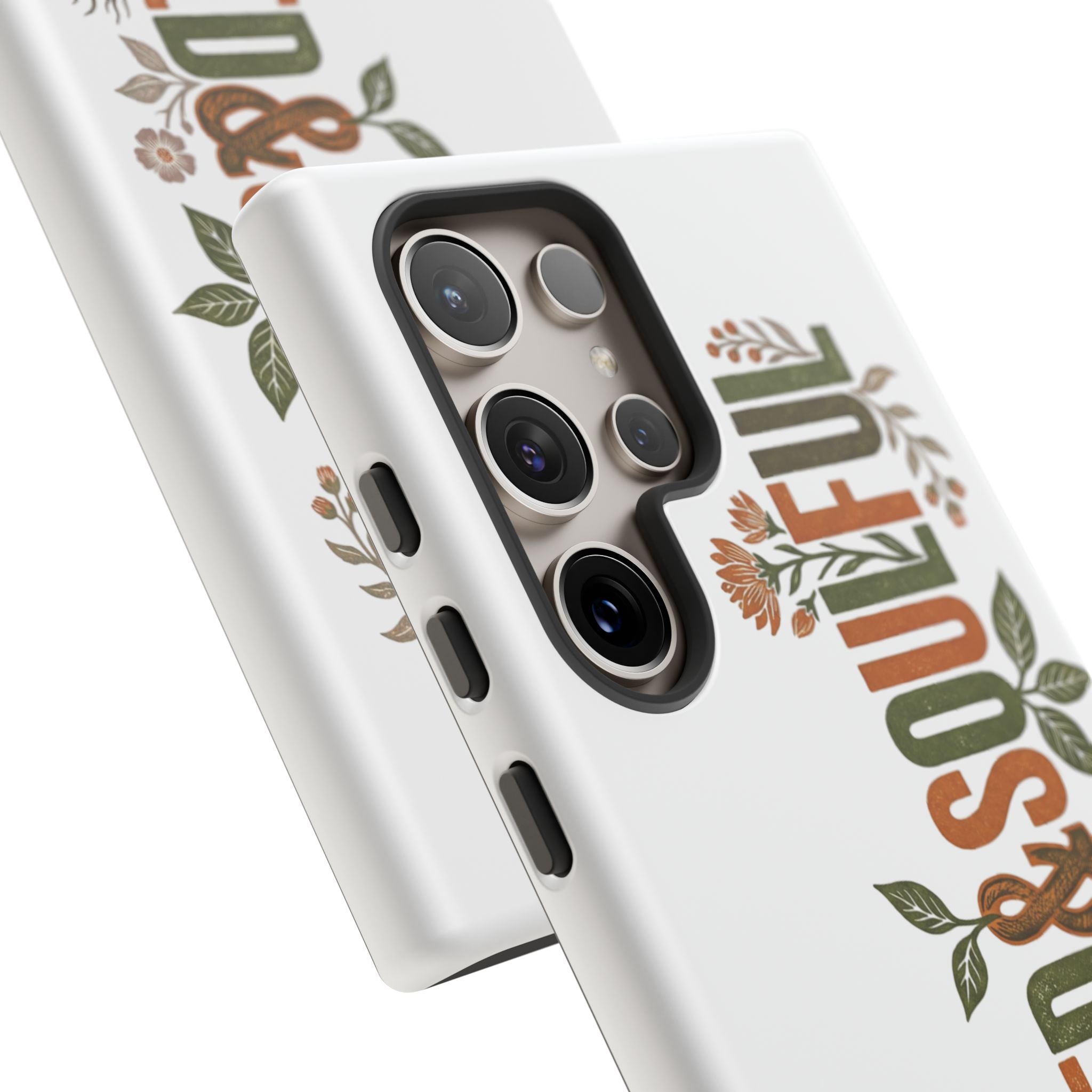 Seed & Soul Tough Phone Case – Floral Botanical Protective Cover - Seedandsoulful
