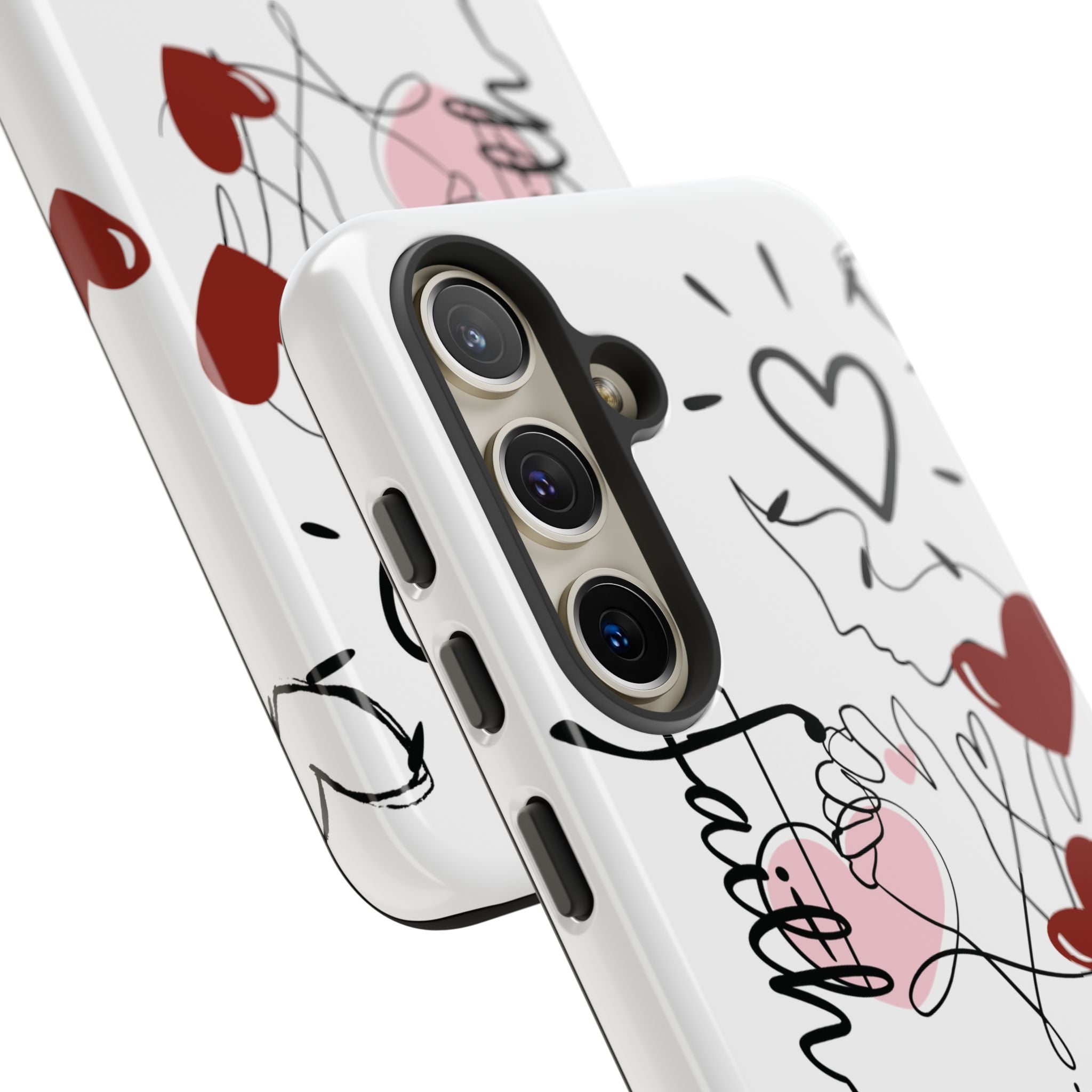 Faith Hearts iPhone Case | Seedandsoulful Protective Phone Cover - Seedandsoulful