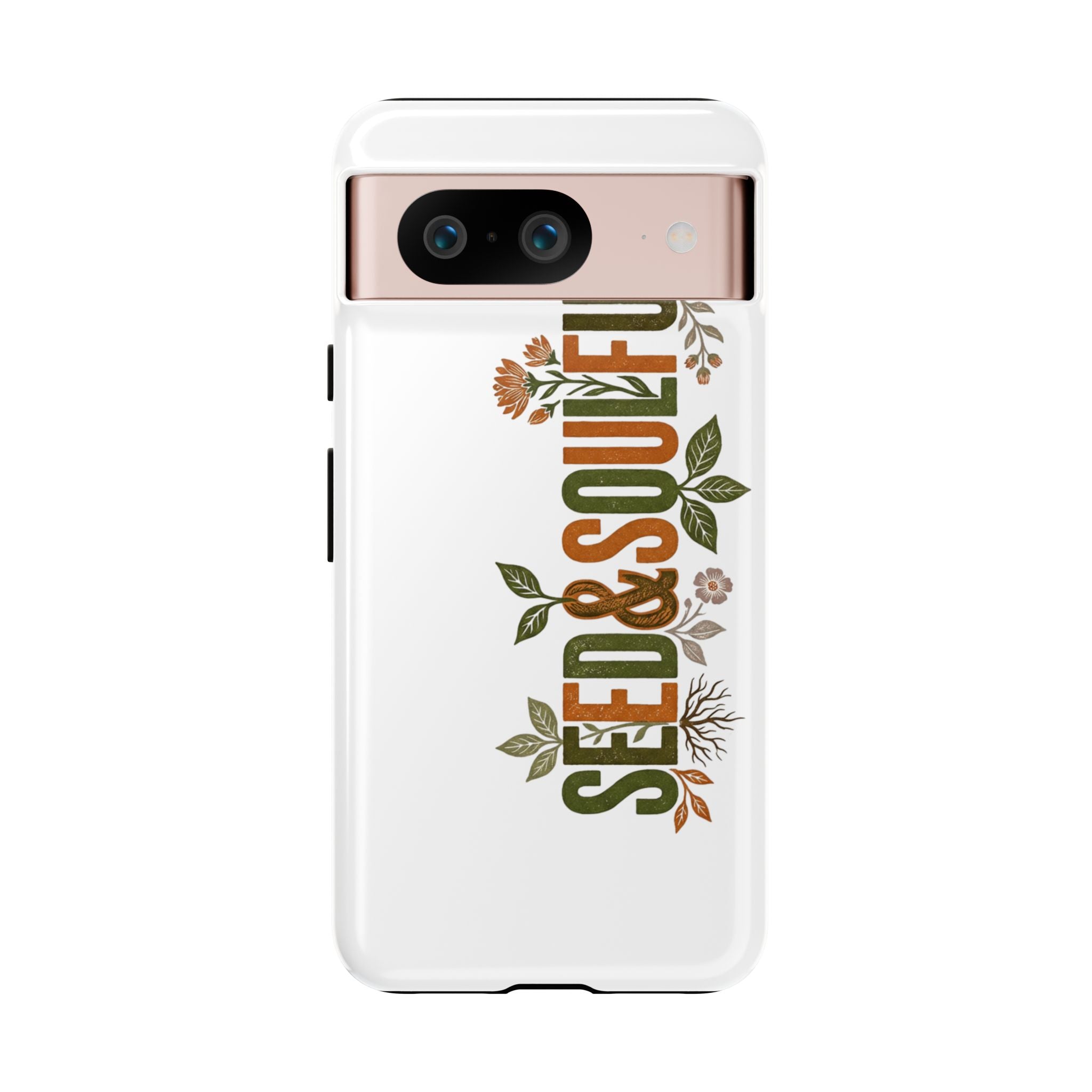 Seed & Soul Tough Phone Case – Floral Botanical Protective Cover - Seedandsoulful