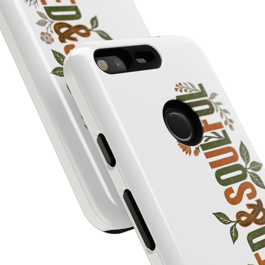 Seed & Soul Tough Phone Case – Floral Botanical Protective Cover - Seedandsoulful