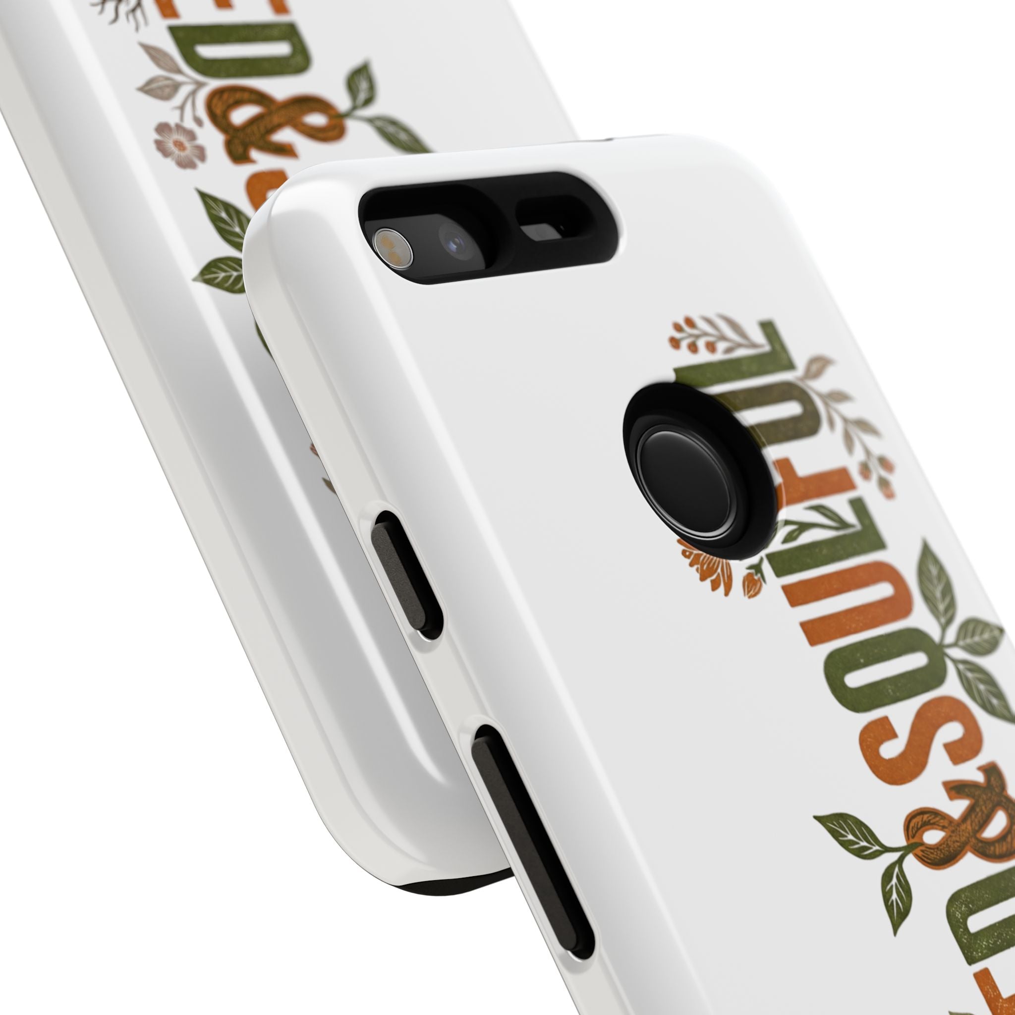 Seed & Soul Tough Phone Case – Floral Botanical Protective Cover - Seedandsoulful