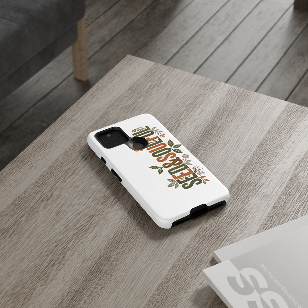 Seed & Soul Tough Phone Case – Floral Botanical Protective Cover - Seedandsoulful