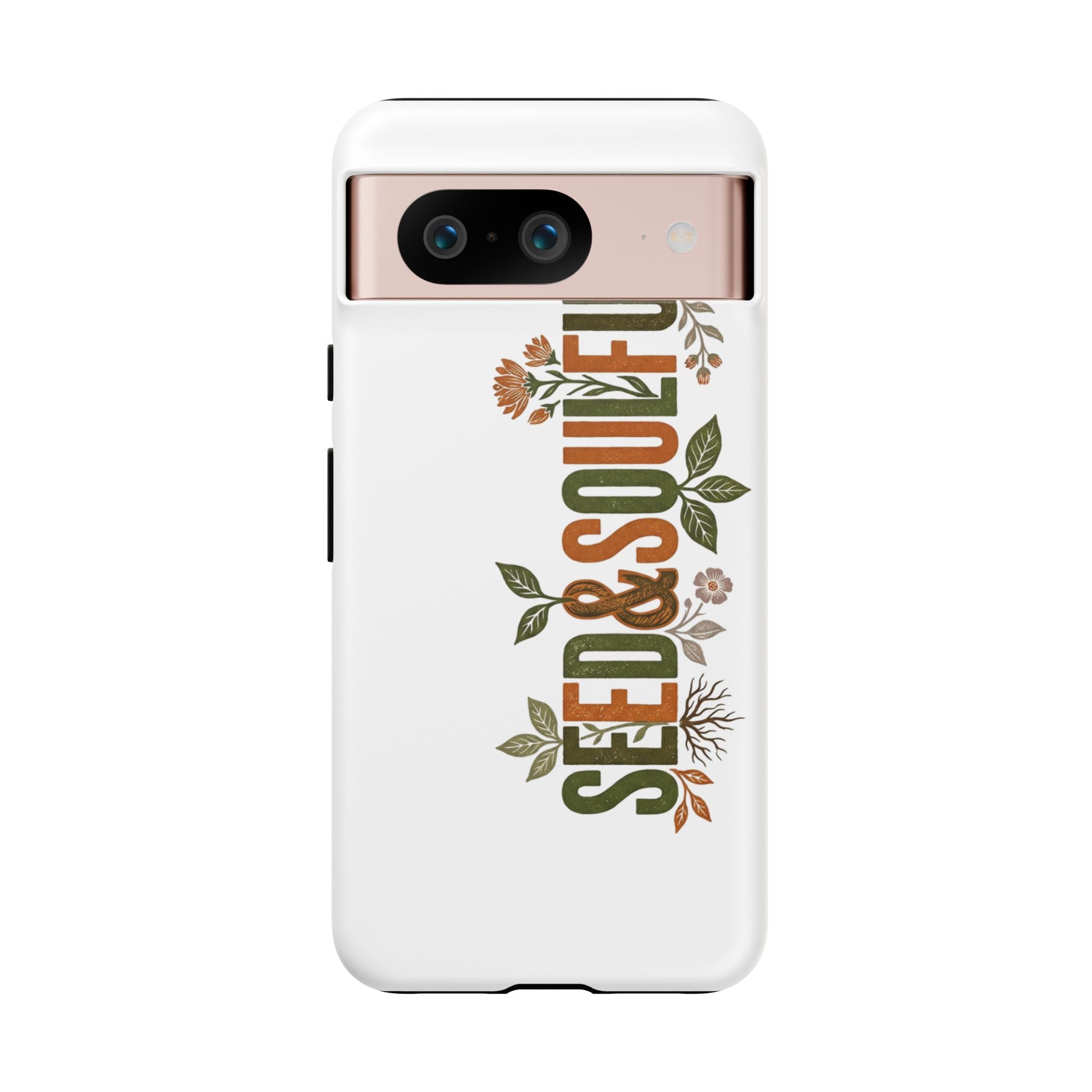 Seed & Soul Tough Phone Case – Floral Botanical Protective Cover - Seedandsoulful