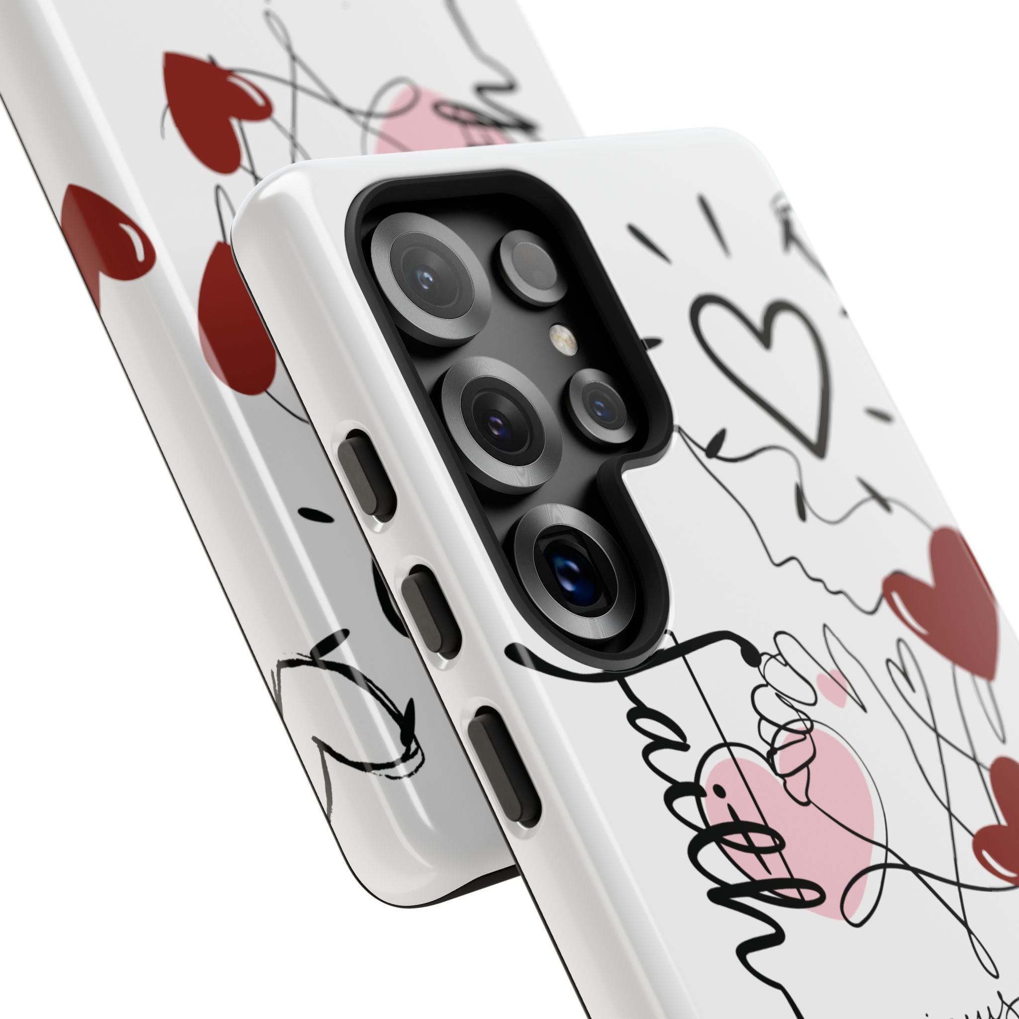 Faith Hearts iPhone Case | Seedandsoulful Protective Phone Cover - Seedandsoulful