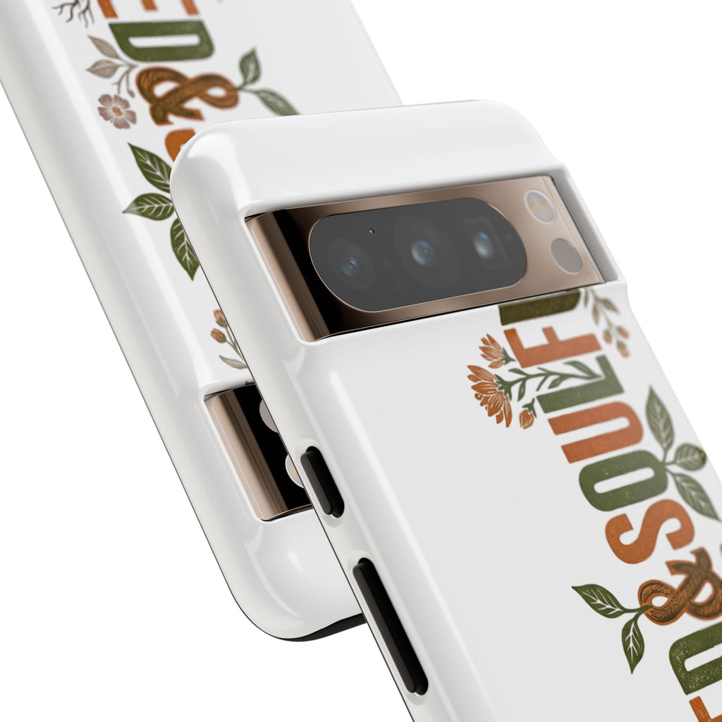 Seed & Soul Tough Phone Case – Floral Botanical Protective Cover - Seedandsoulful