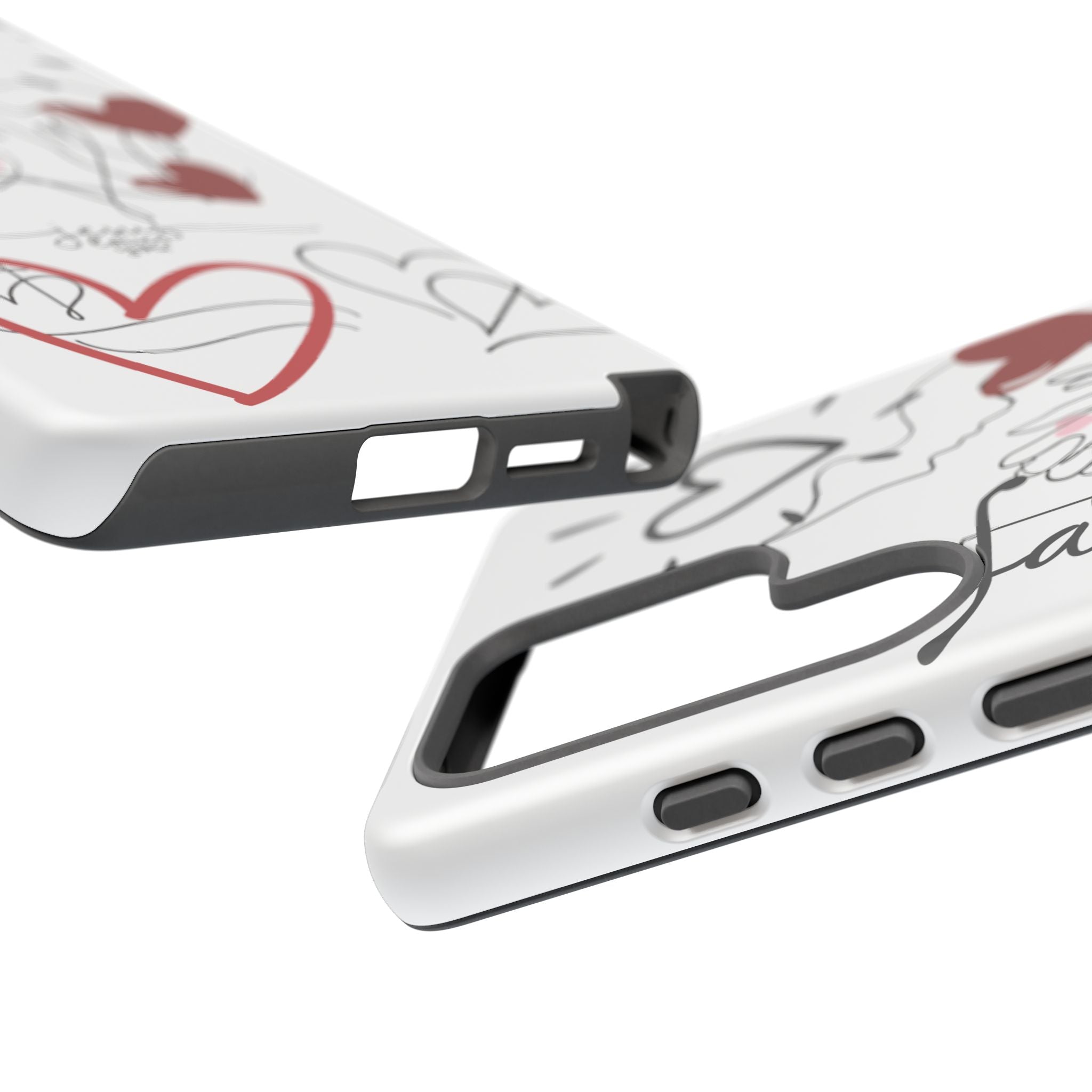 Faith Hearts iPhone Case | Seedandsoulful Protective Phone Cover - Seedandsoulful