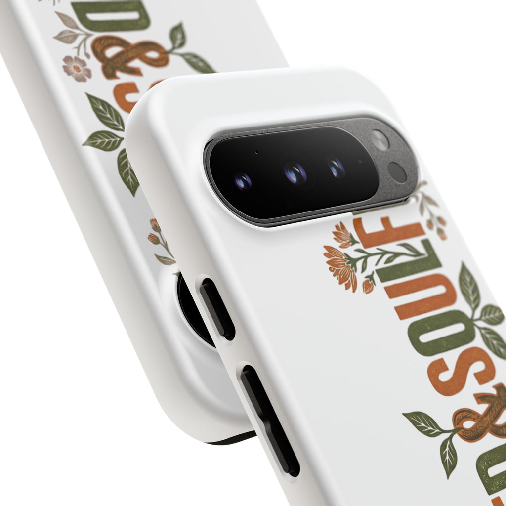 Seed & Soul Tough Phone Case – Floral Botanical Protective Cover - Seedandsoulful