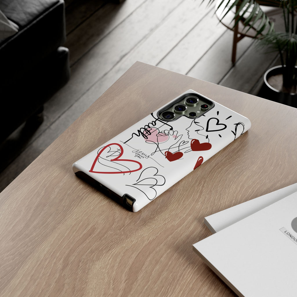 Faith Hearts iPhone Case | Seedandsoulful Protective Phone Cover - Seedandsoulful