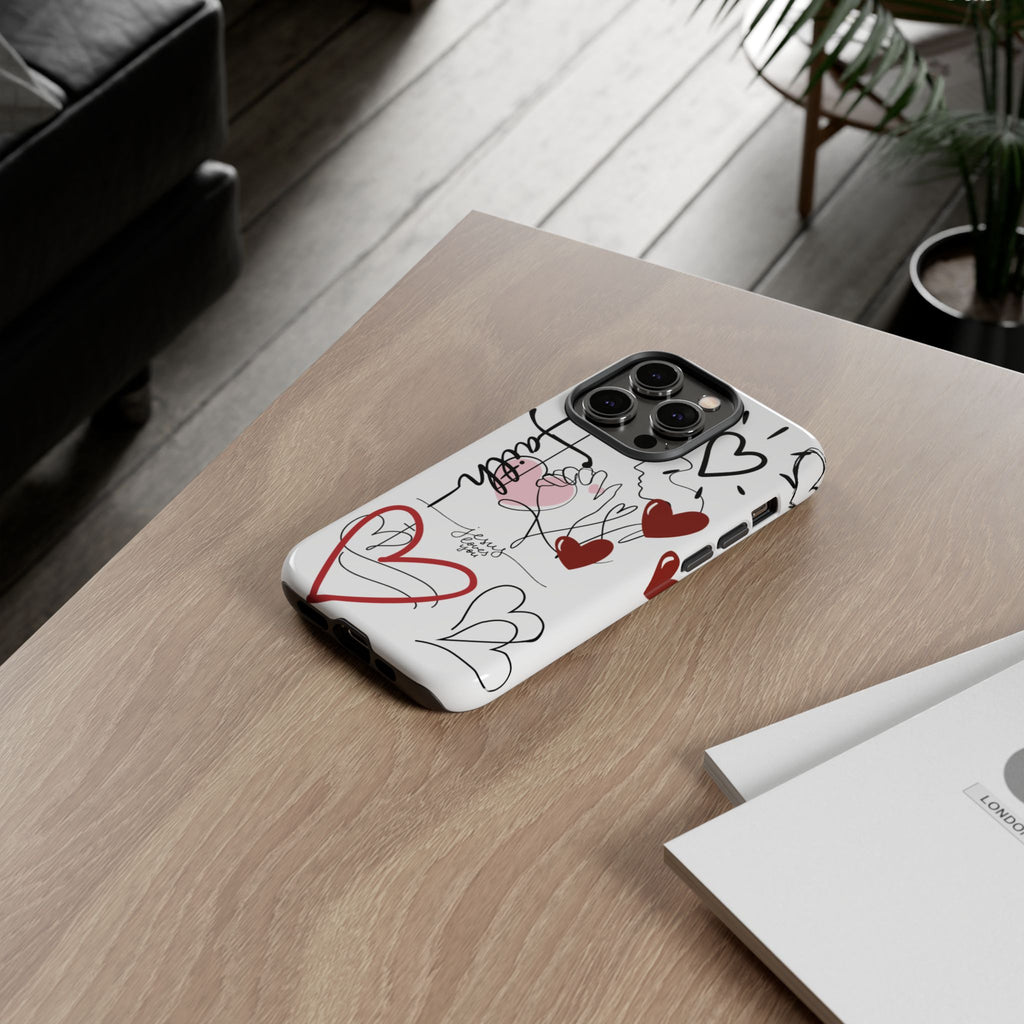 Faith Hearts iPhone Case | Seedandsoulful Protective Phone Cover - Seedandsoulful