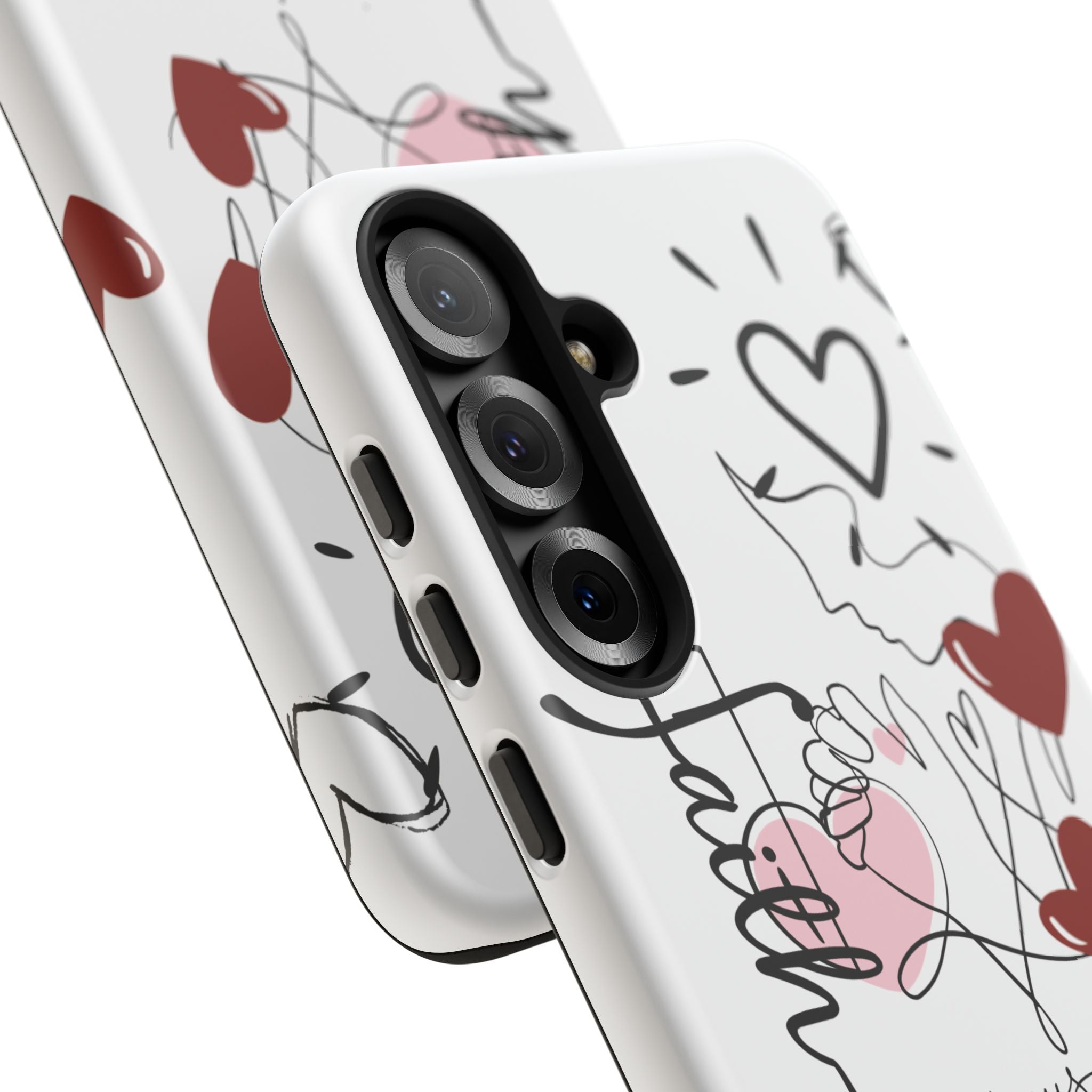 Faith Hearts iPhone Case | Seedandsoulful Protective Phone Cover - Seedandsoulful