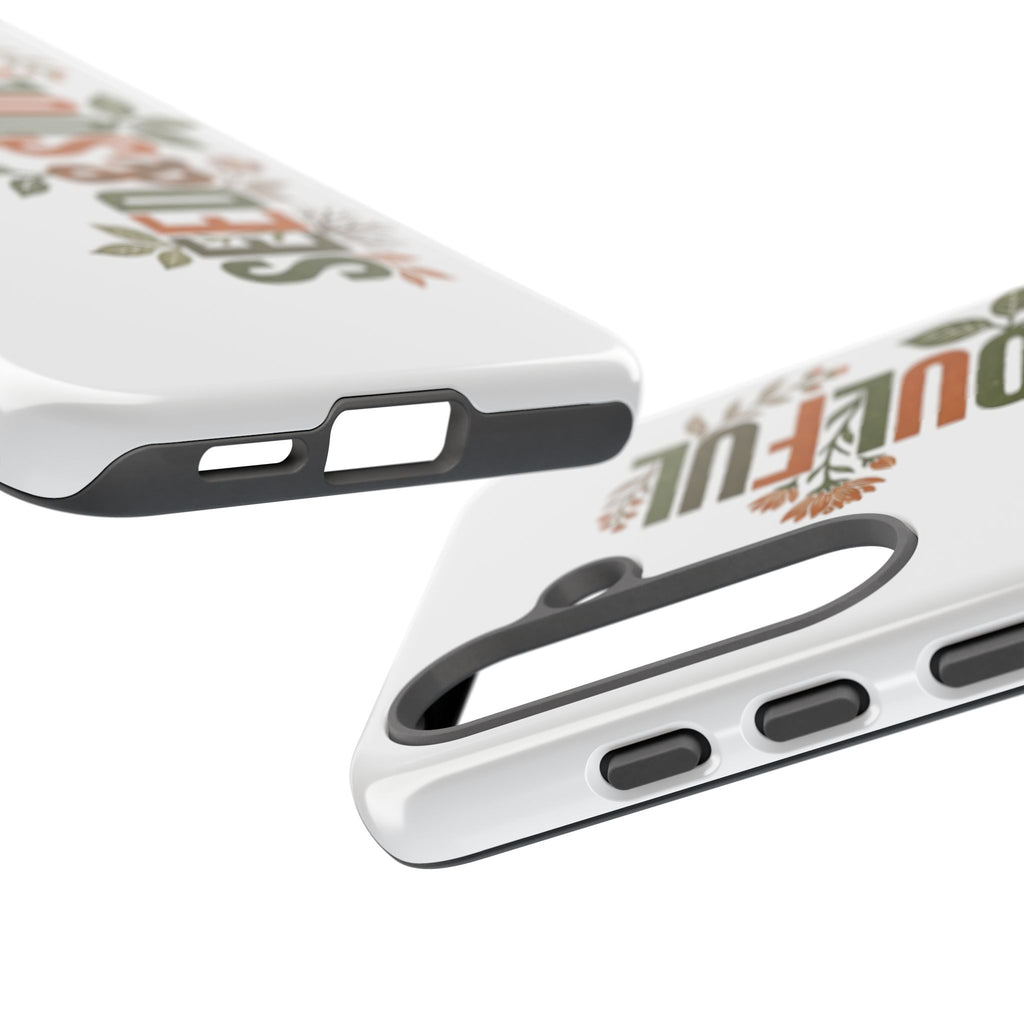 Seed & Soul Tough Phone Case – Floral Botanical Protective Cover - Seedandsoulful