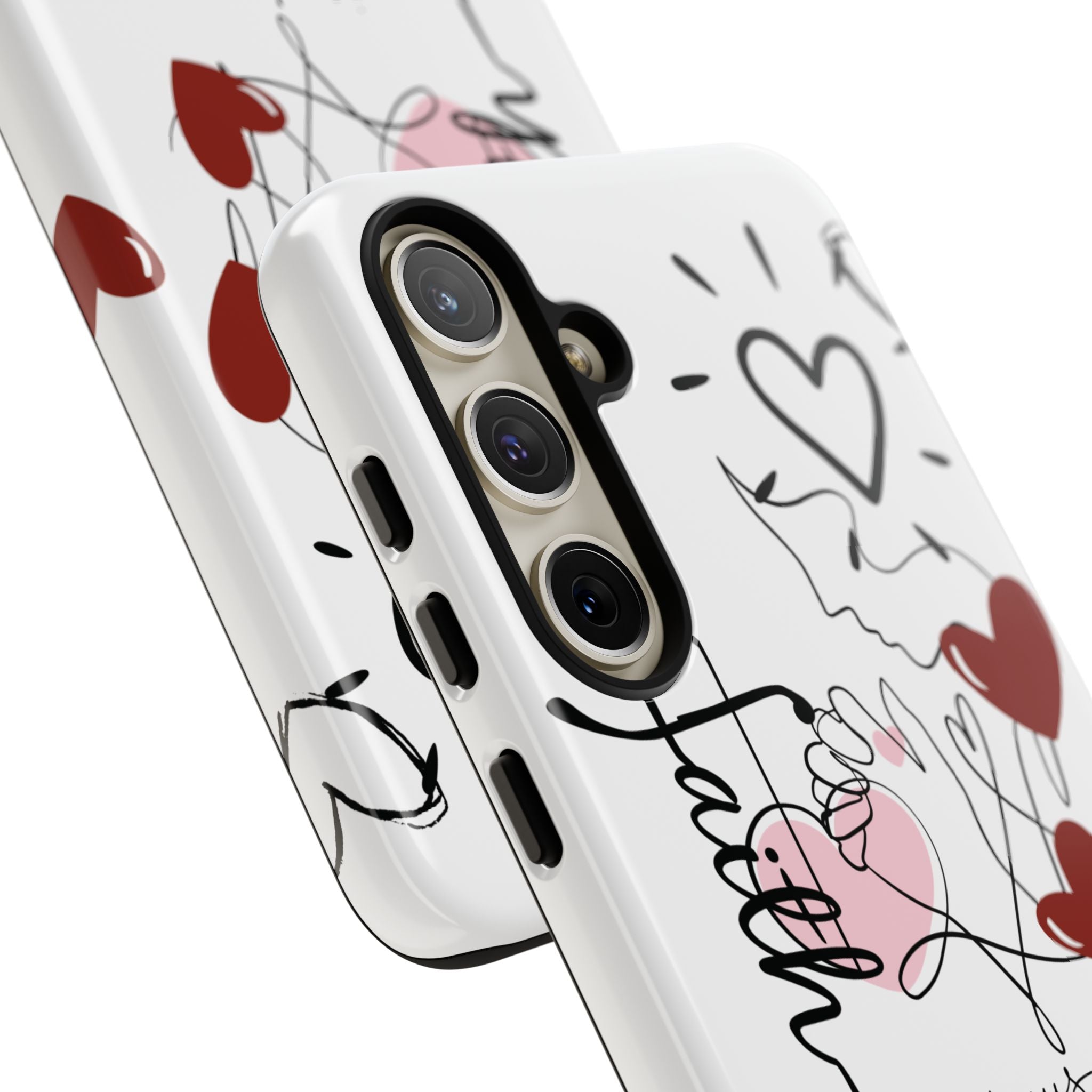 Faith Hearts iPhone Case | Seedandsoulful Protective Phone Cover - Seedandsoulful