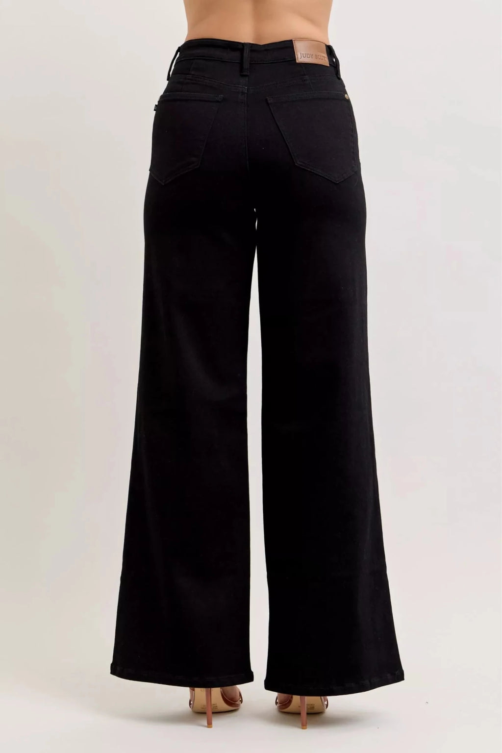 Judy Blue High - Waisted Wide Leg Jeans - Seedandsoulful