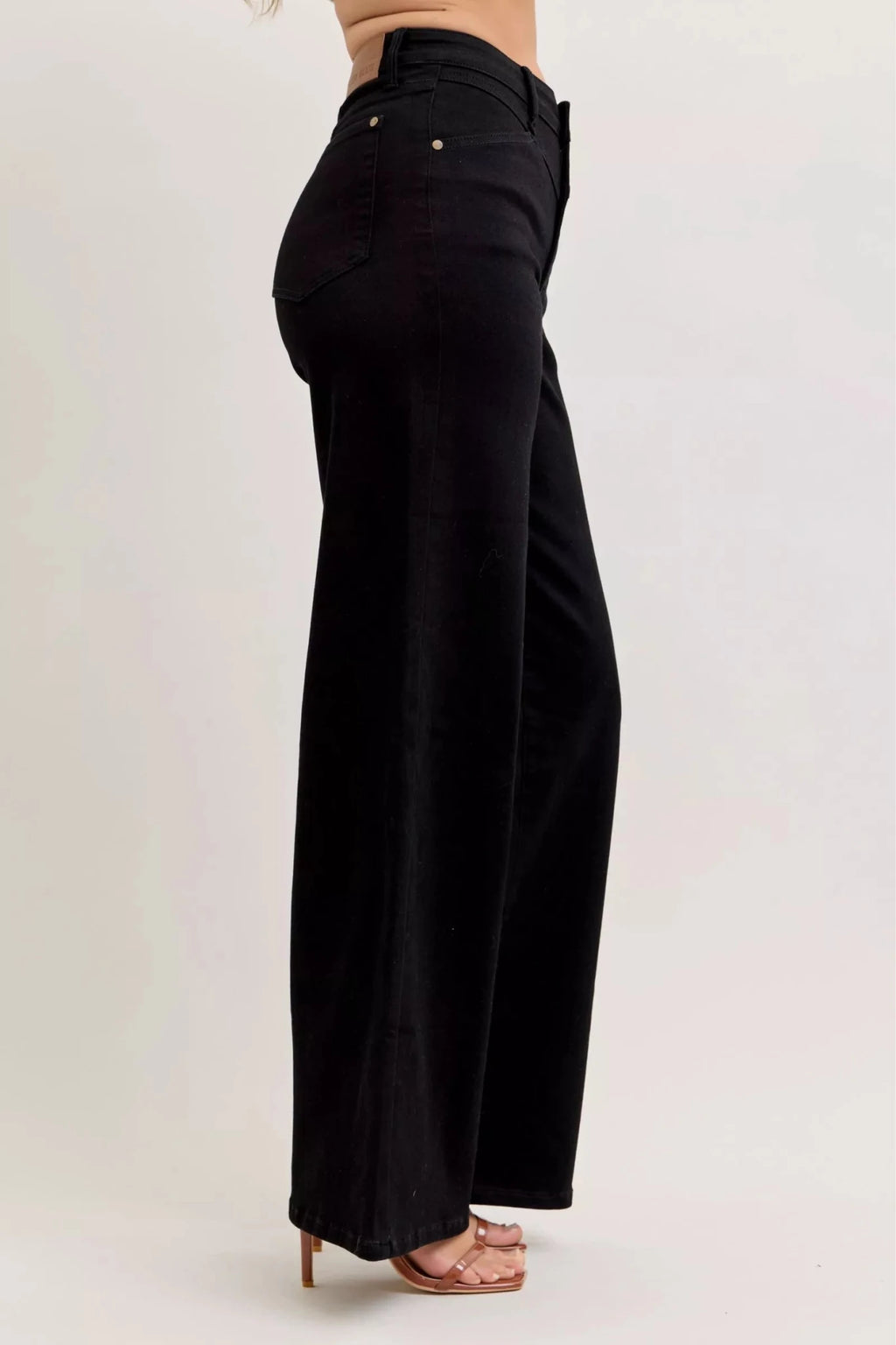 Judy Blue High - Waisted Wide Leg Jeans - Seedandsoulful