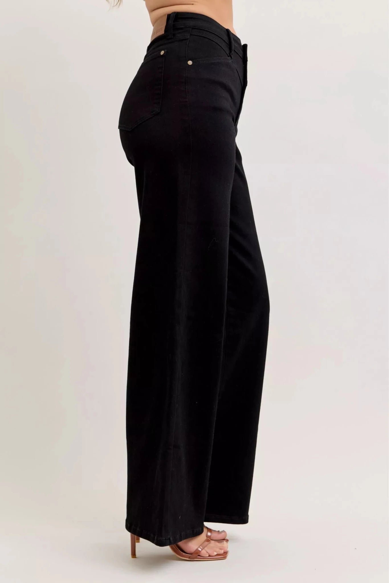 Judy Blue High - Waisted Wide Leg Jeans - Seedandsoulful