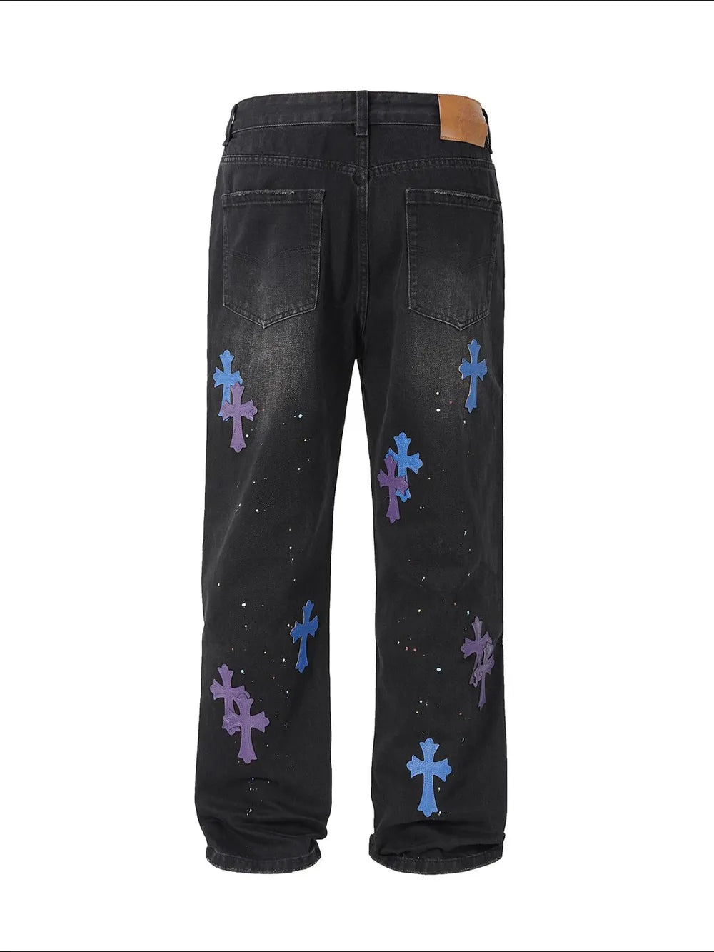 Men's Cross Wide Straight Jeans - Seedandsoulful