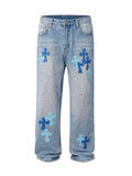 Men's Cross Wide Straight Jeans - Seedandsoulful