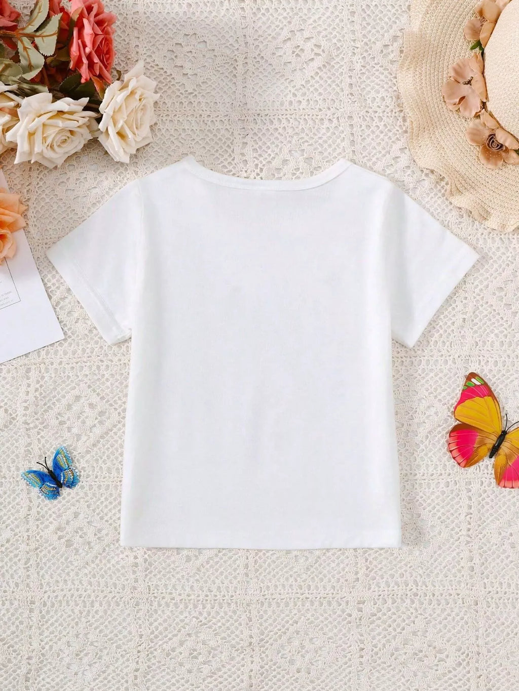 Children's Butterfly Tree Graphic Casual T-Shirt - Seedandsoulful