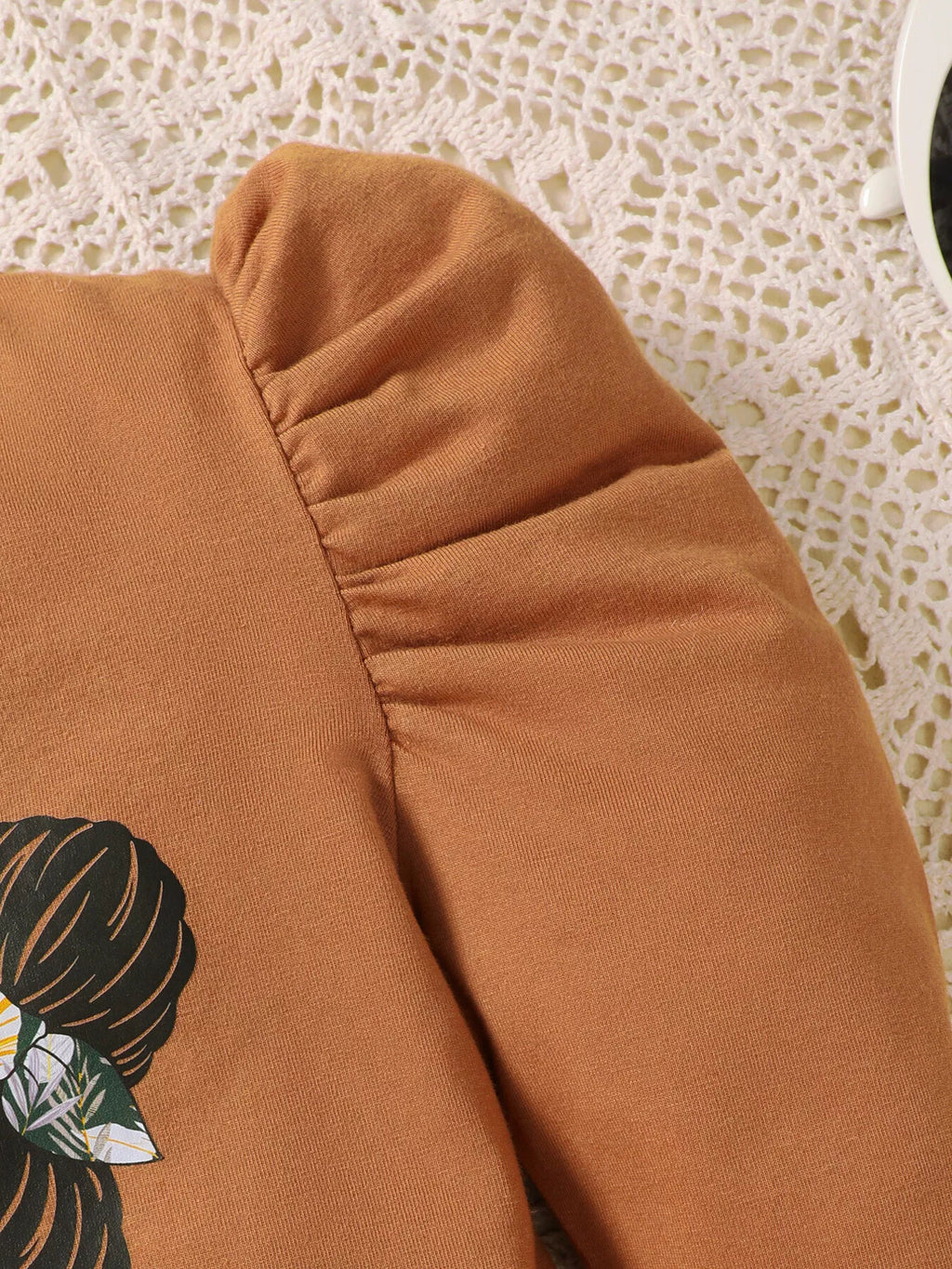 Children's Graphic Top & Floral Pants Set - Seedandsoulful