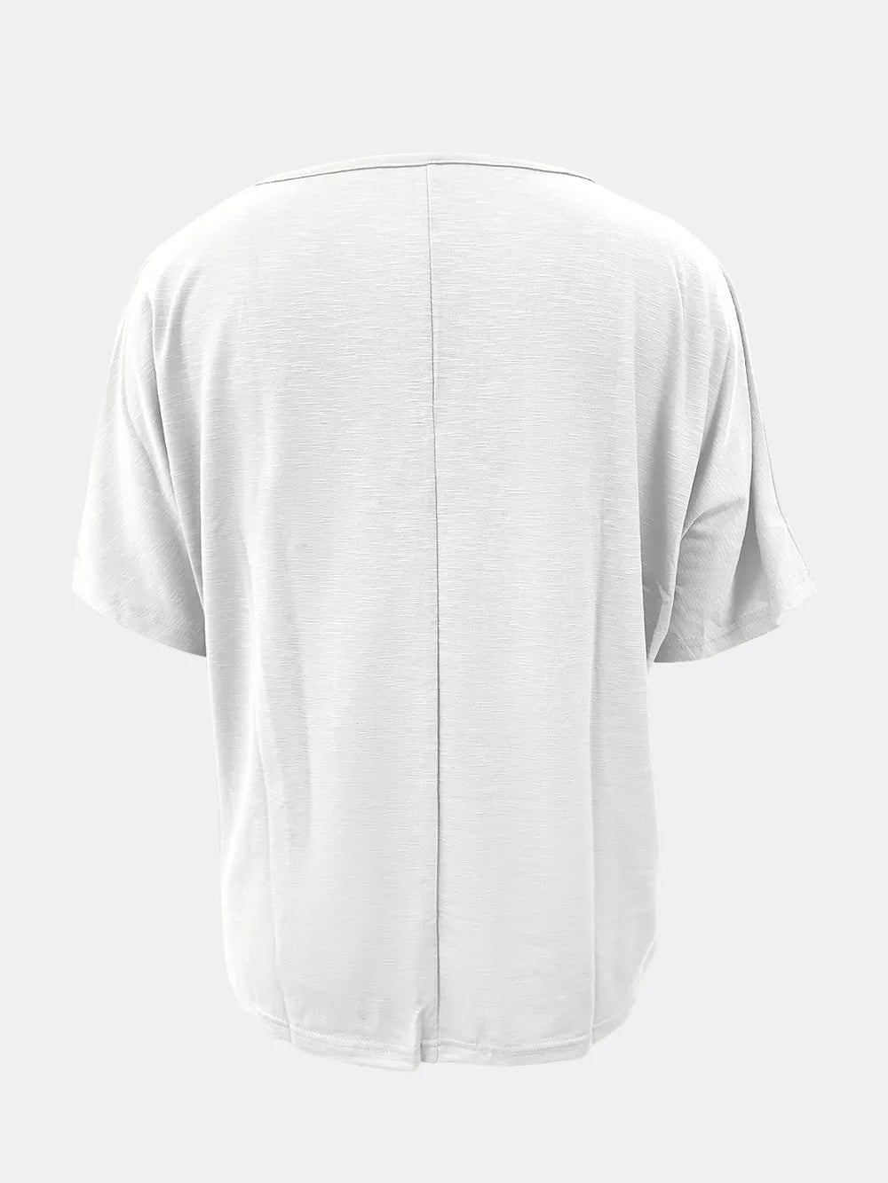 Full Size Scoop Neck Short Sleeve T-Shirt - Seedandsoulful