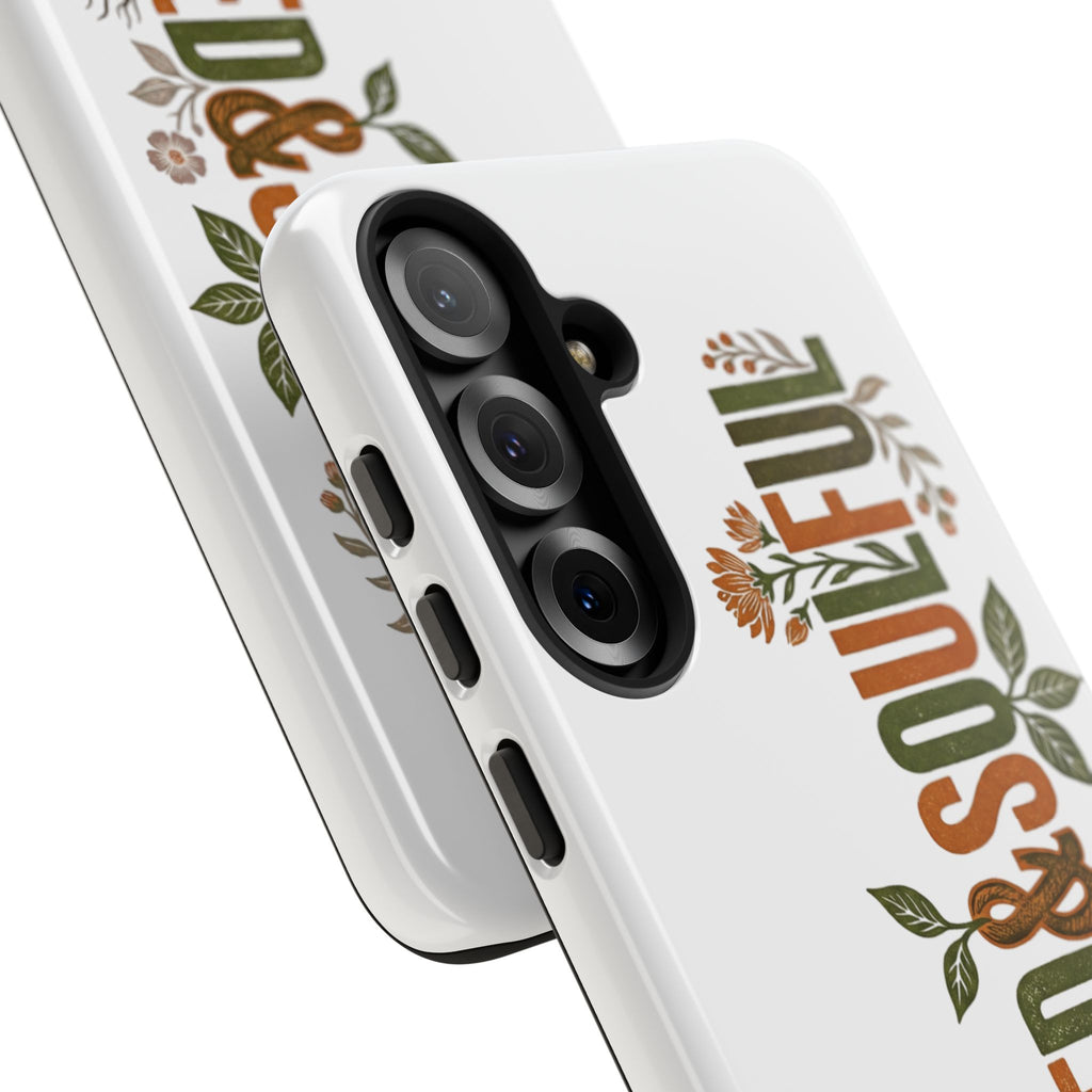 Seed & Soul Tough Phone Case – Floral Botanical Protective Cover - Seedandsoulful