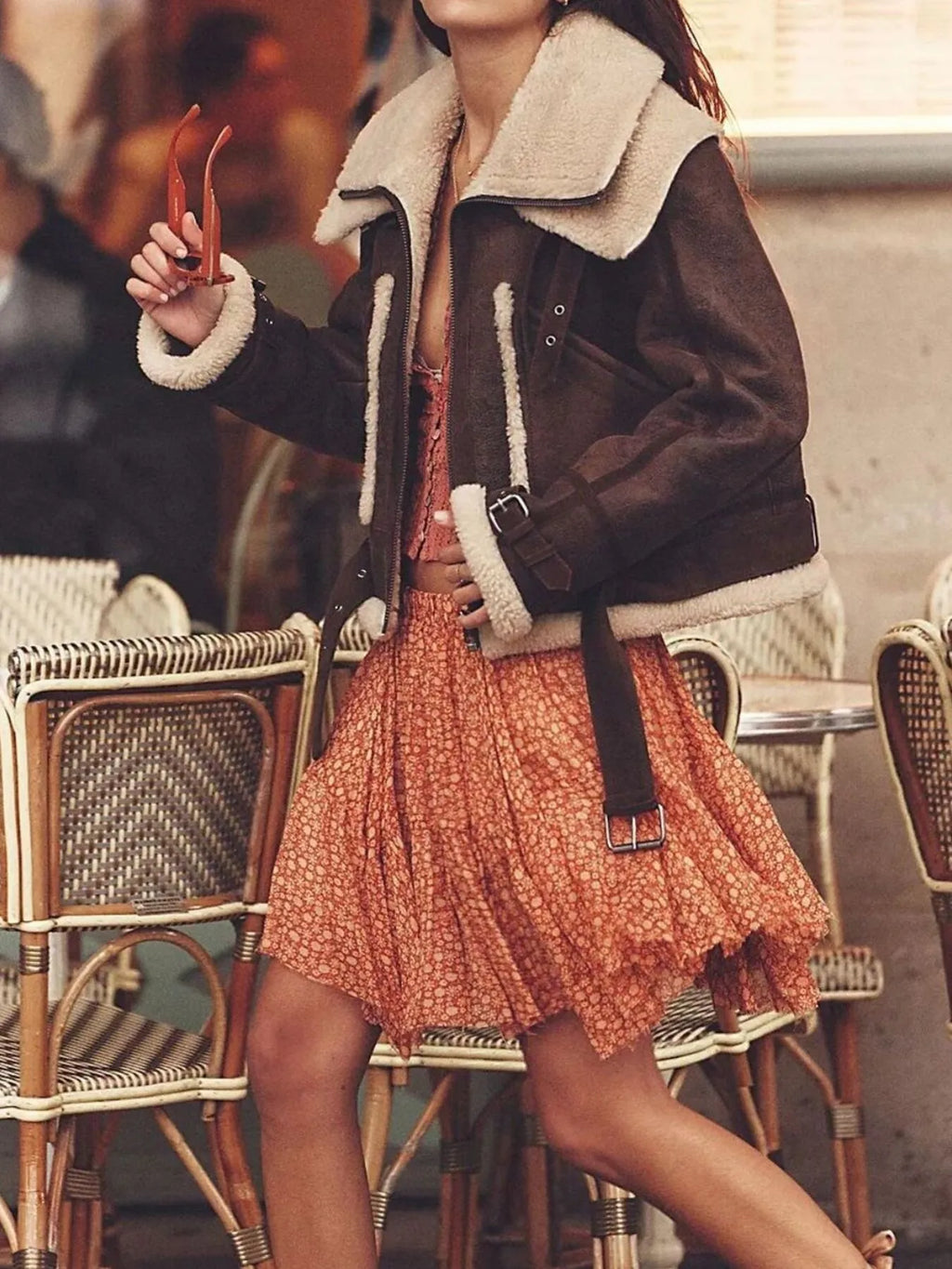 Floral Print Mini Skirt - Seedandsoulful