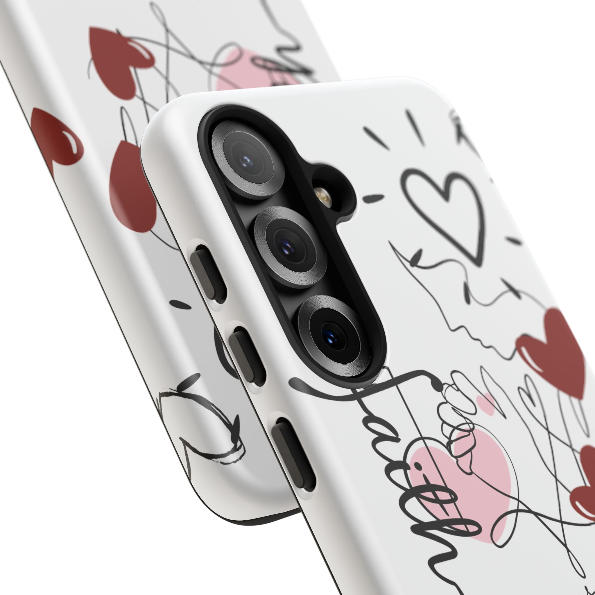 Faith Hearts iPhone Case | Seedandsoulful Protective Phone Cover - Seedandsoulful