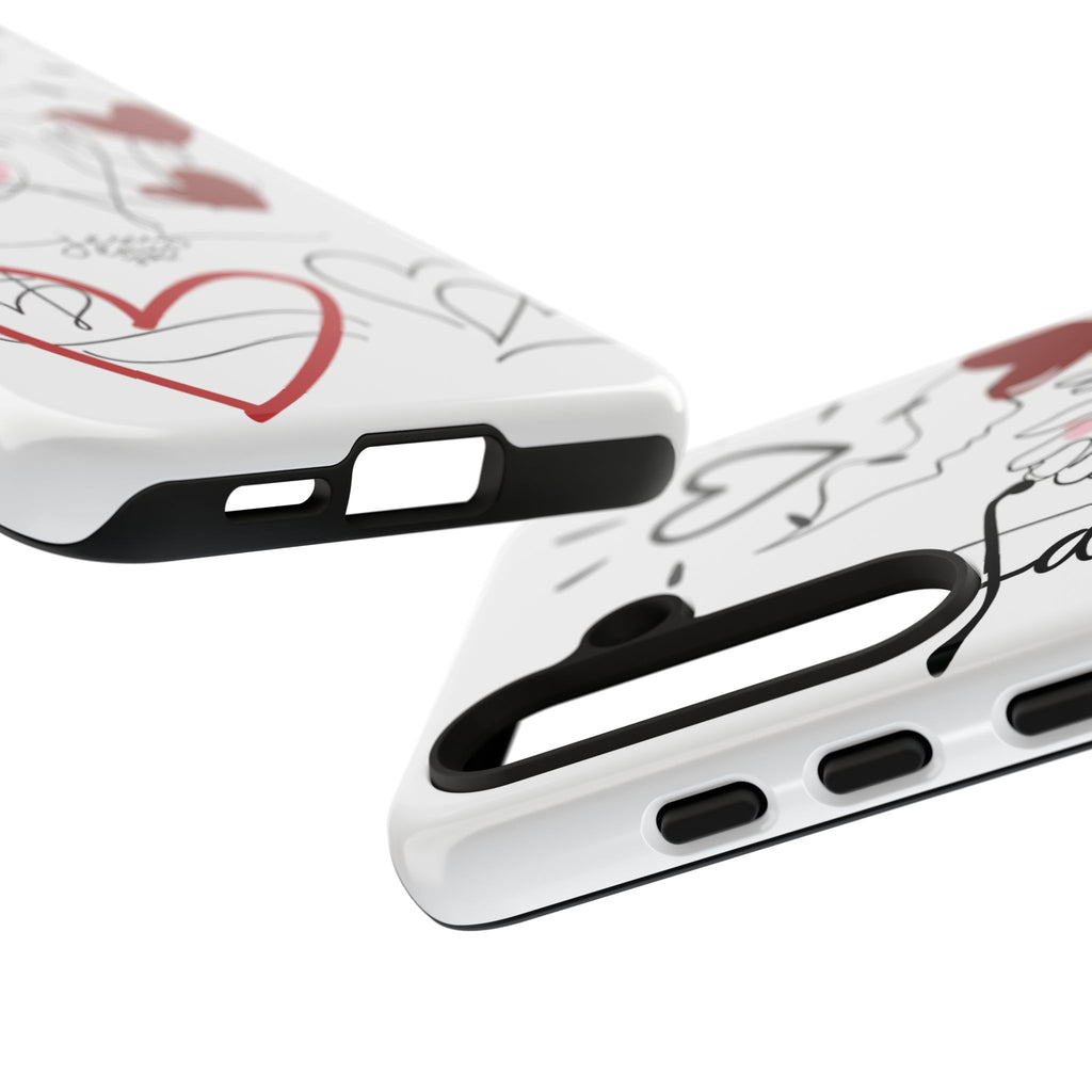Faith Hearts iPhone Case | Seedandsoulful Protective Phone Cover - Seedandsoulful