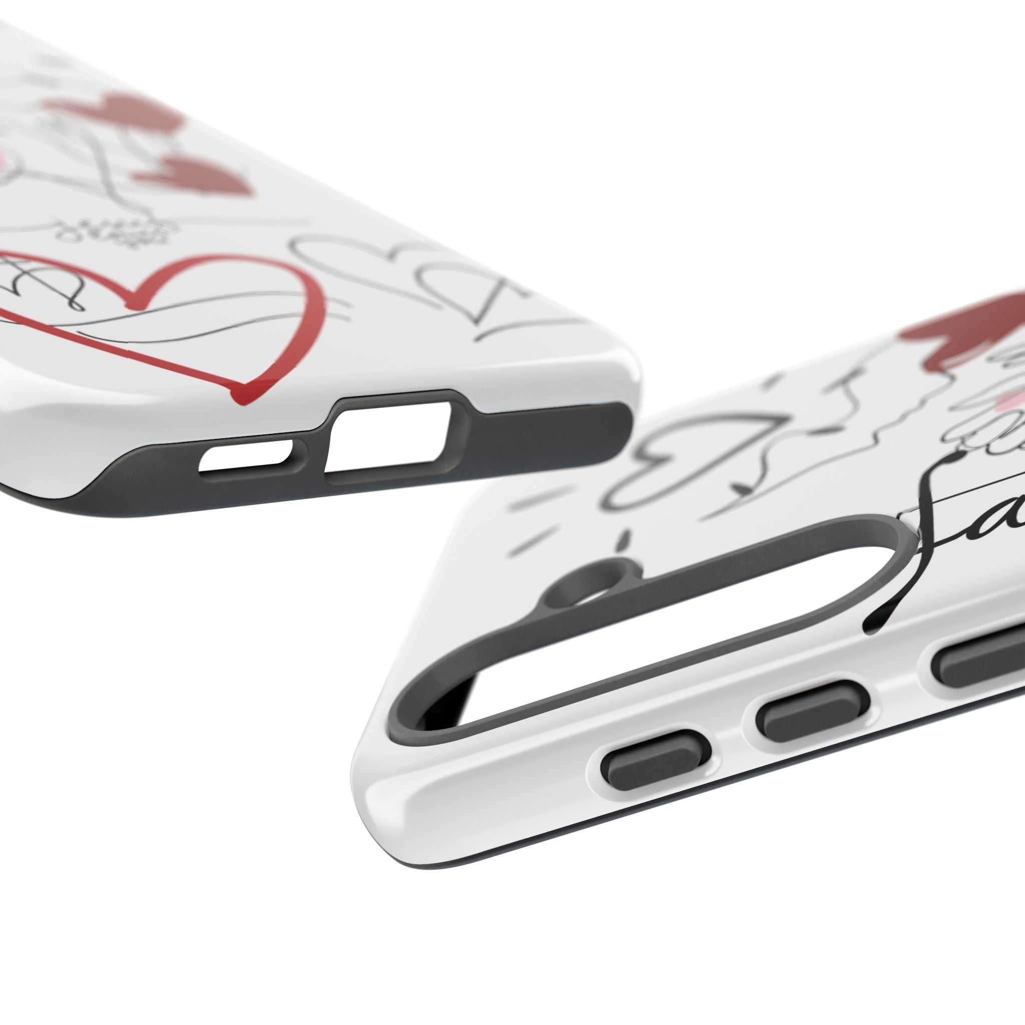 Faith Hearts iPhone Case | Seedandsoulful Protective Phone Cover - Seedandsoulful