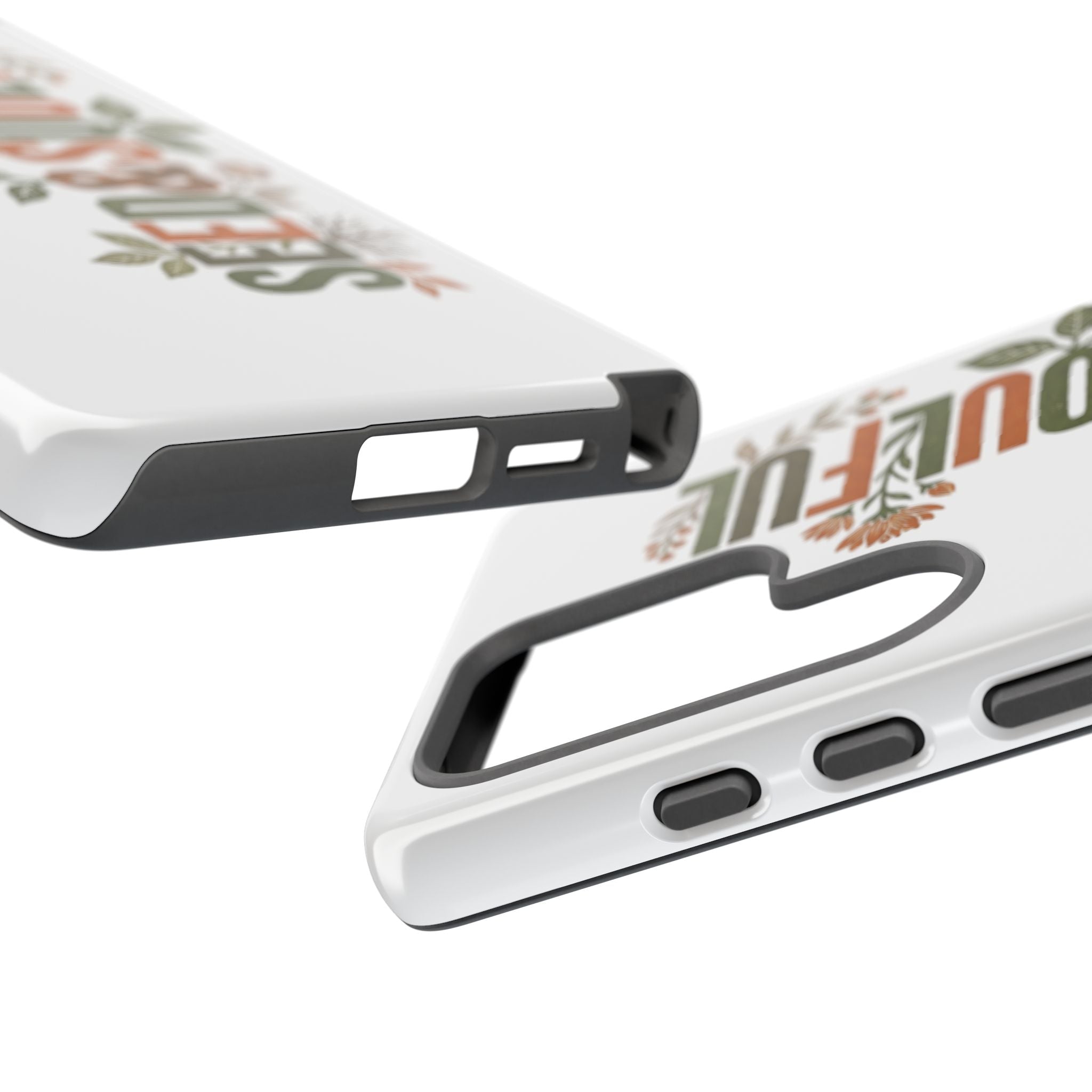 Seed & Soul Tough Phone Case – Floral Botanical Protective Cover - Seedandsoulful