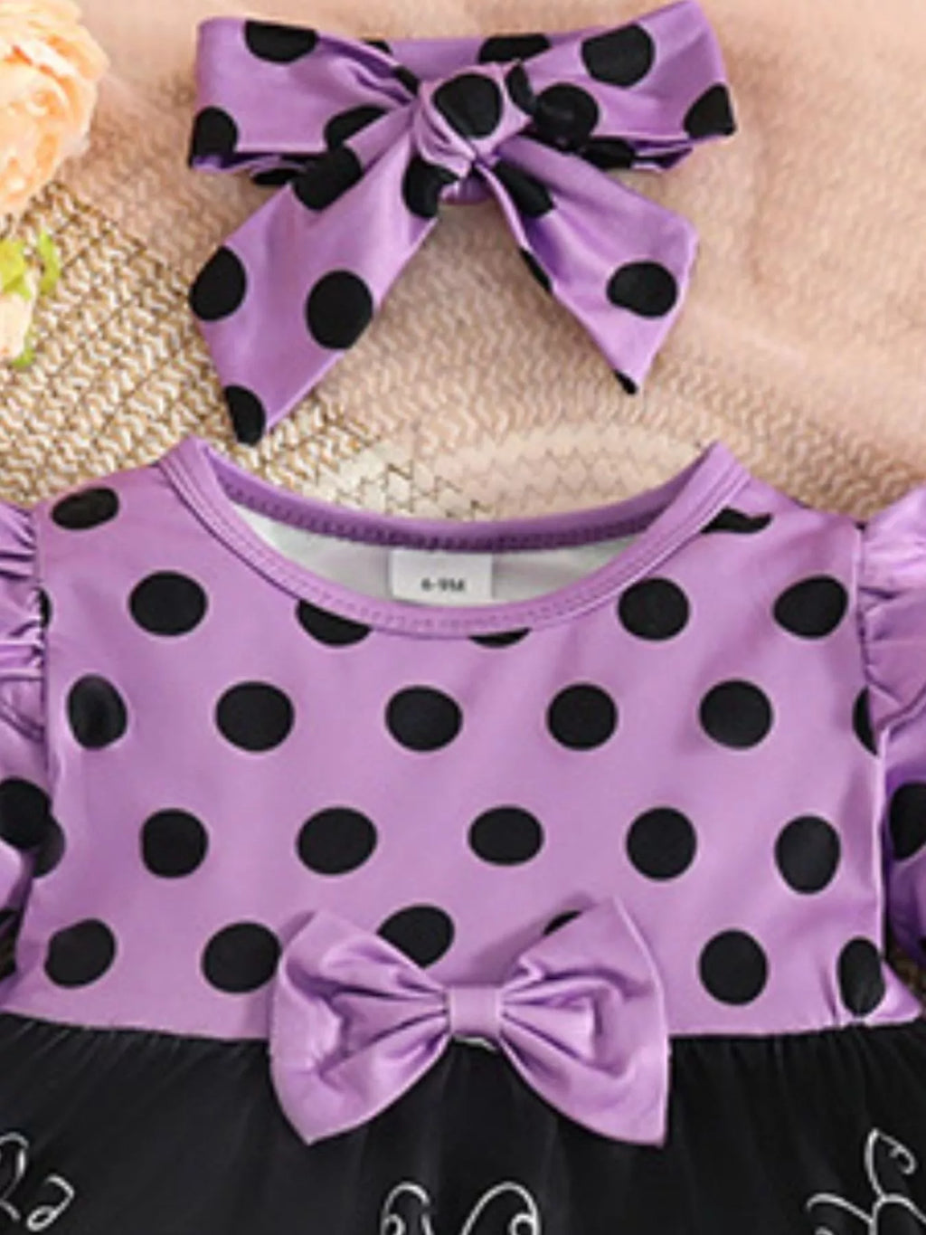 Children's Ladybug Print Ruffle Trim Top and Pants Set - Seedandsoulful