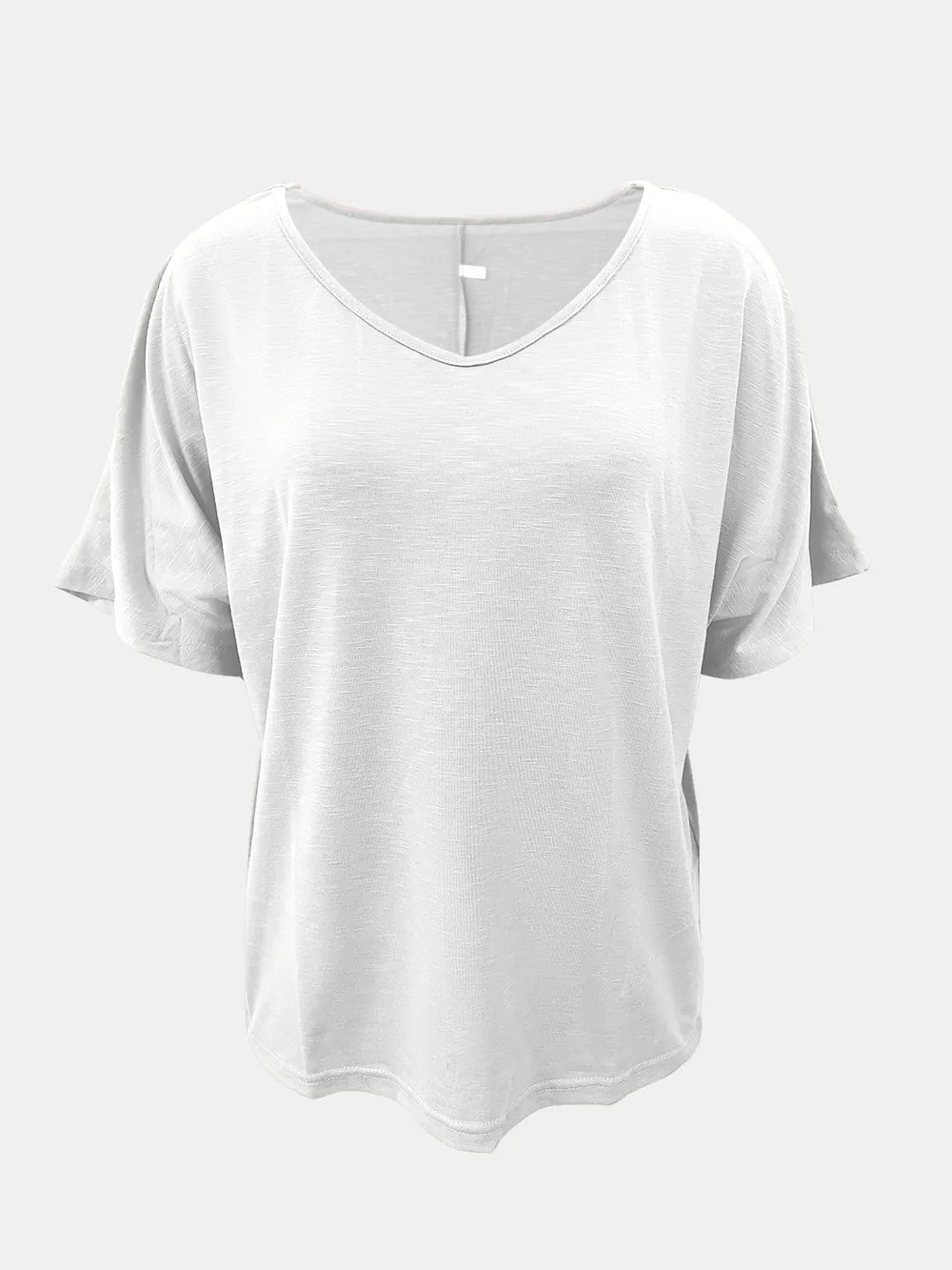 Full Size Scoop Neck Short Sleeve T-Shirt - Seedandsoulful