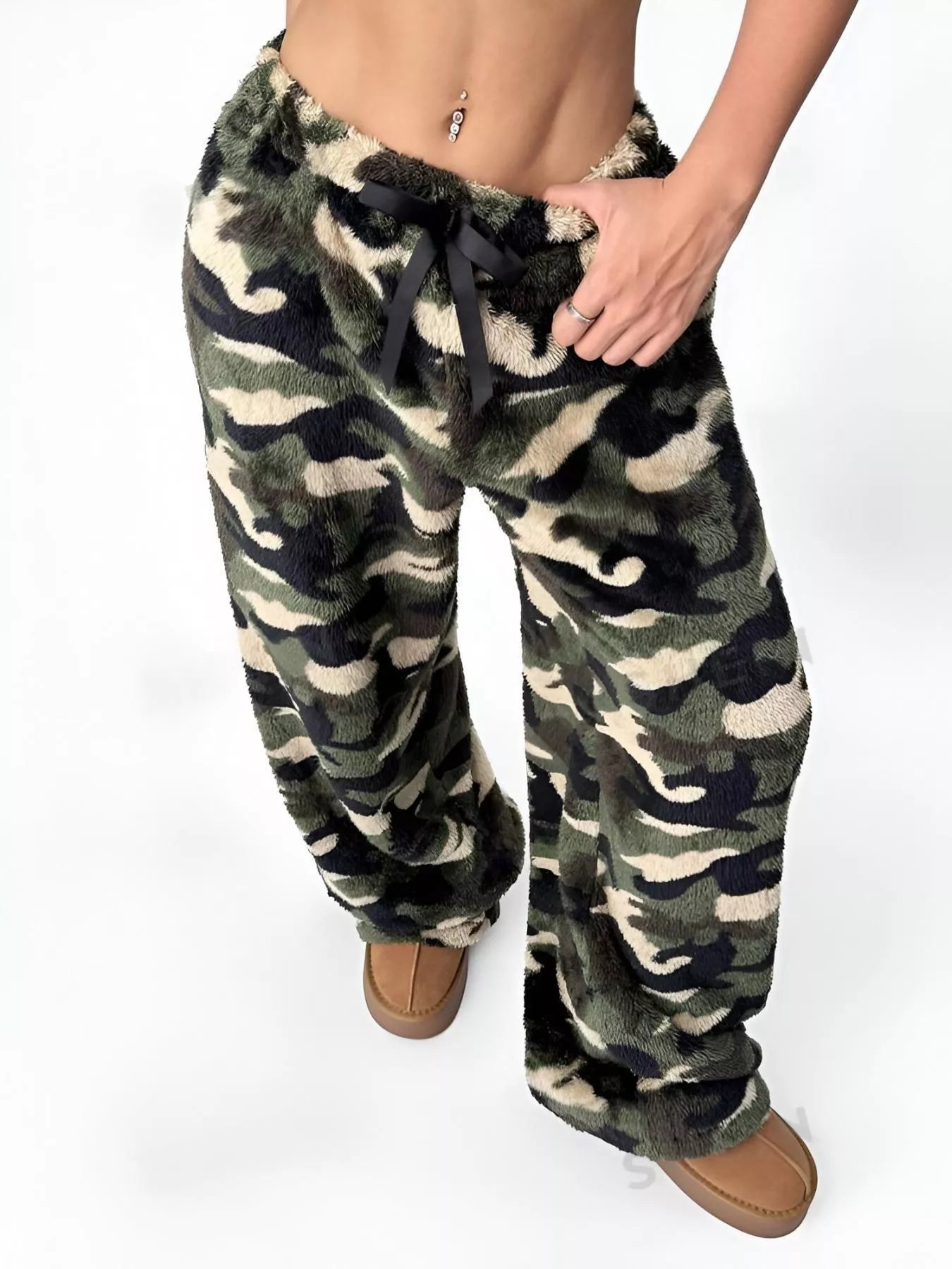 Leopard Wide Leg Pants - Seedandsoulful