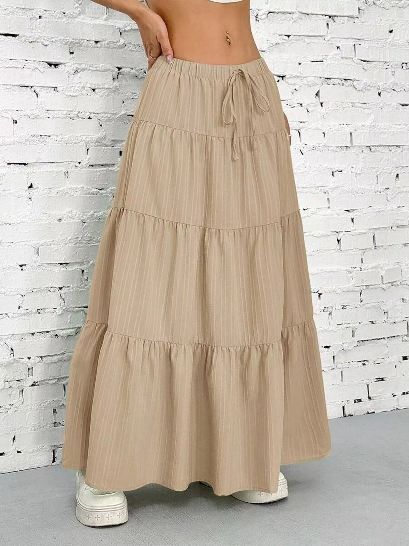 Flowy Tiered Maxi Skirt - Seedandsoulful