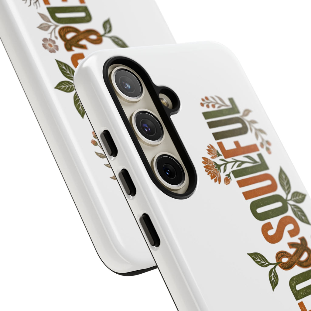 Seed & Soul Tough Phone Case – Floral Botanical Protective Cover - Seedandsoulful