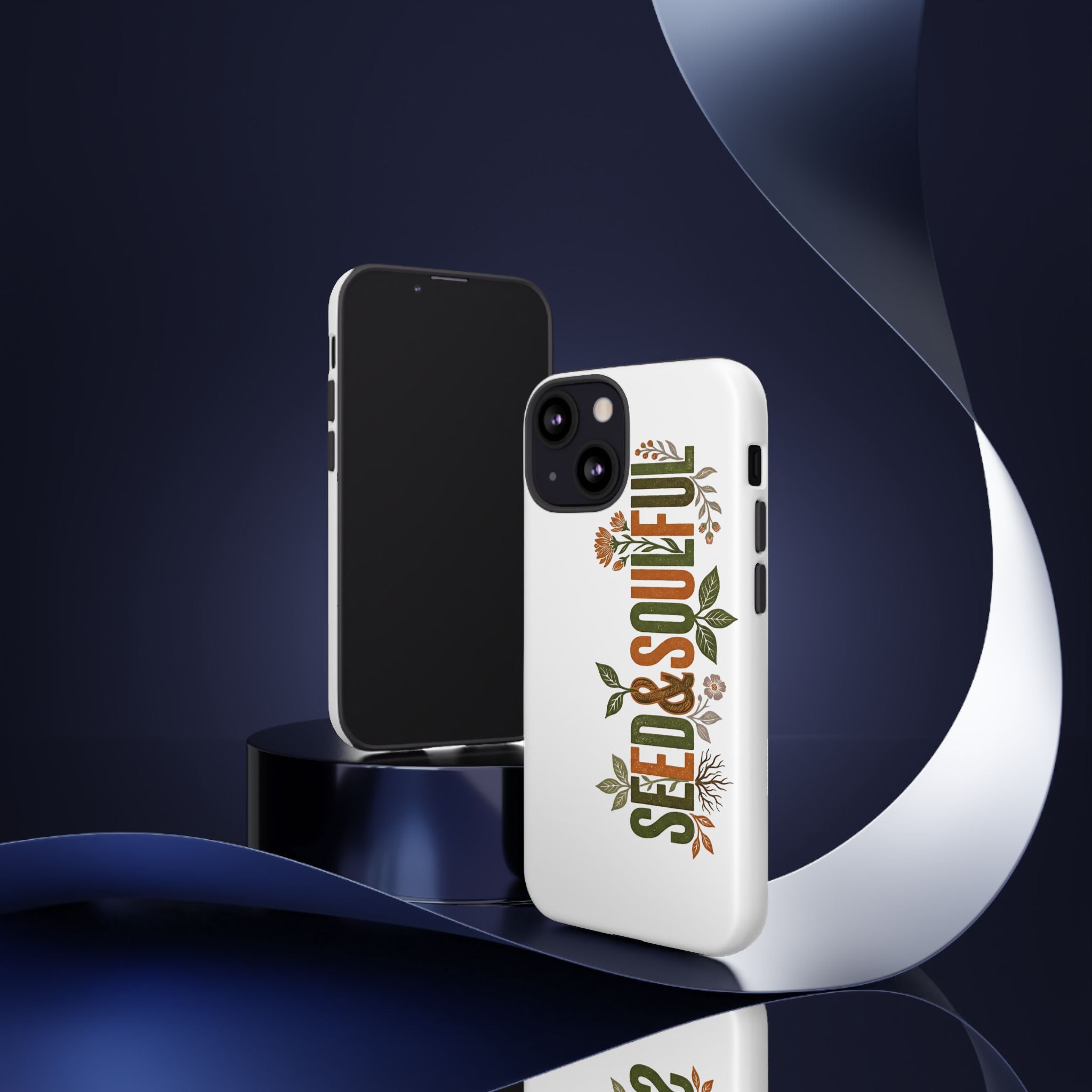 Seed & Soul Tough Phone Case – Floral Botanical Protective Cover - Seedandsoulful
