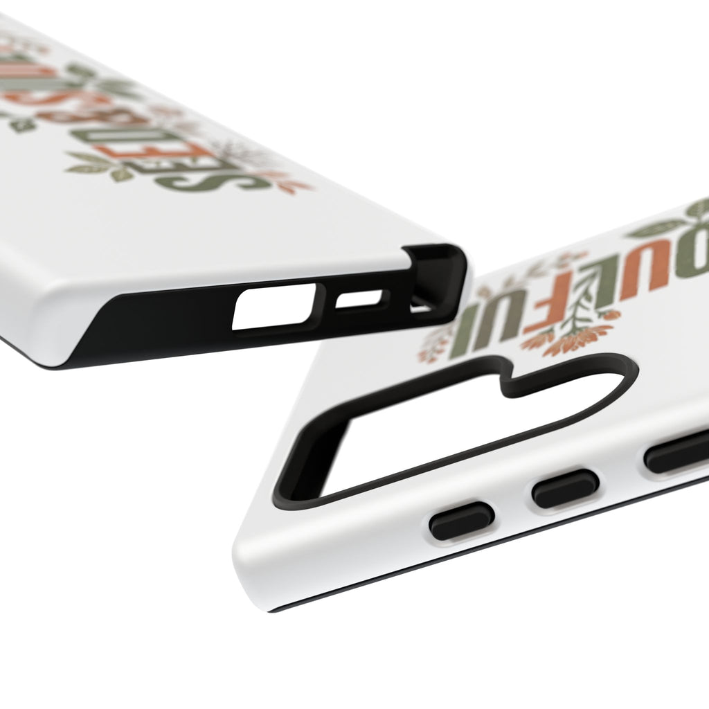 Seed & Soul Tough Phone Case – Floral Botanical Protective Cover - Seedandsoulful