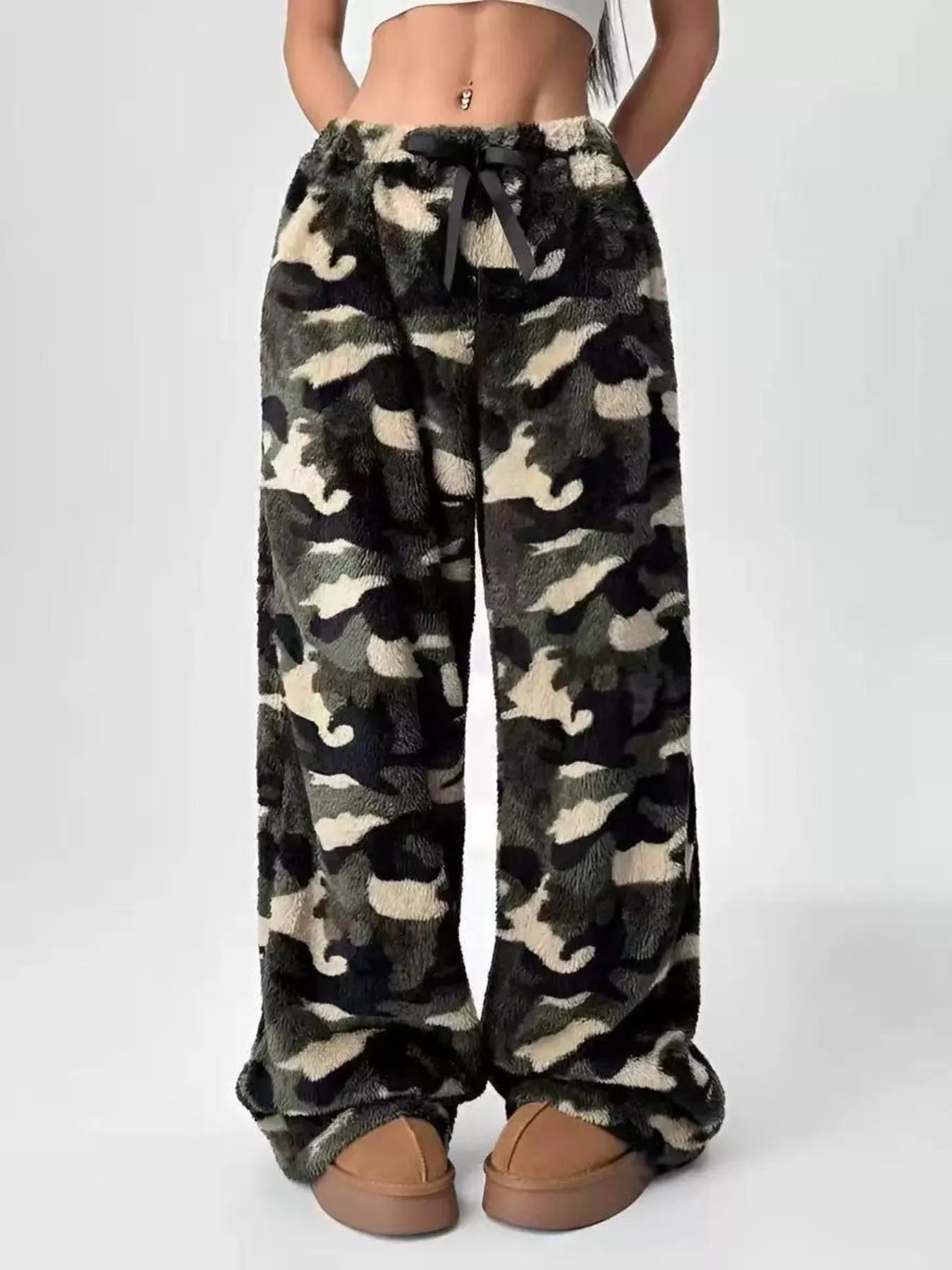 Leopard Wide Leg Pants - Seedandsoulful