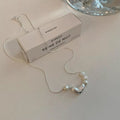 Heart & Pearl Accent Necklace - Seedandsoulful