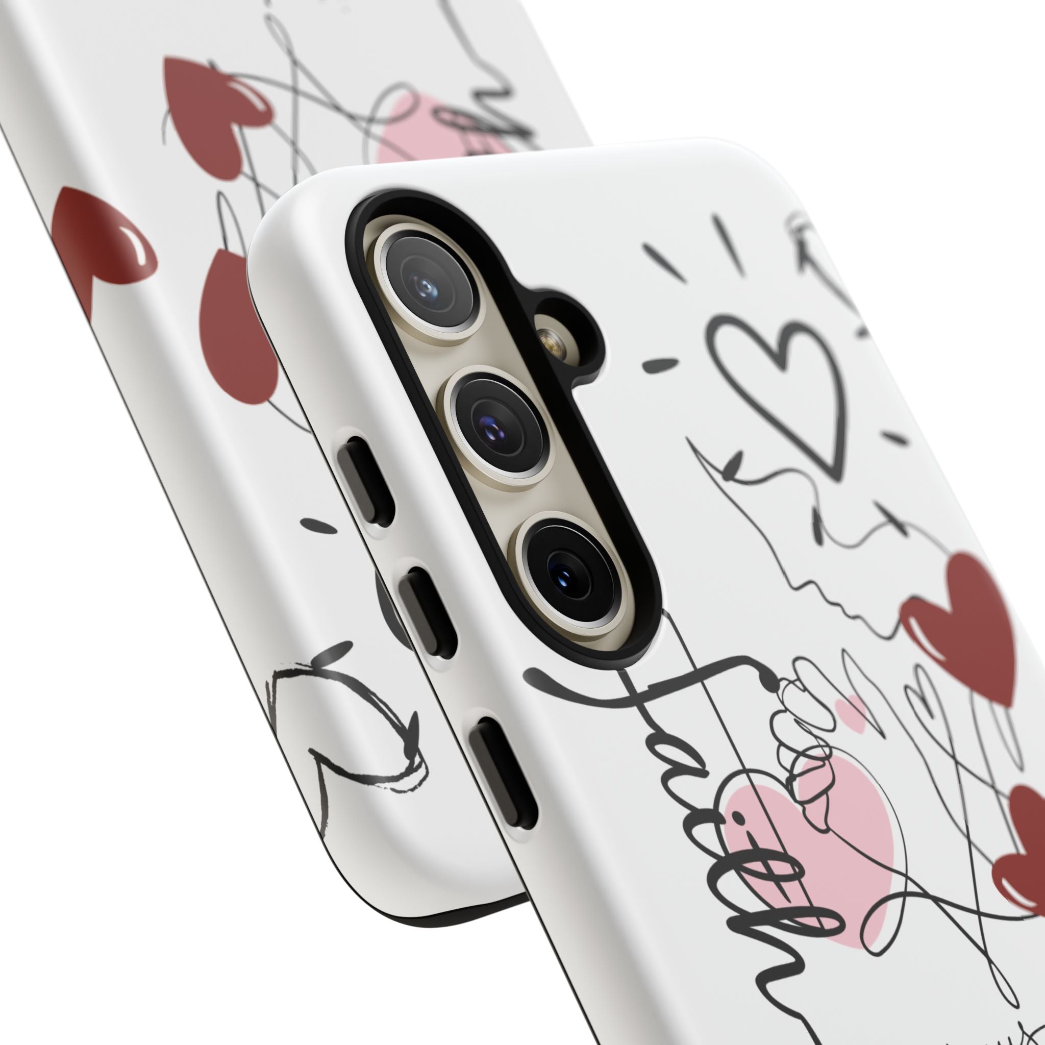 Faith Hearts iPhone Case | Seedandsoulful Protective Phone Cover - Seedandsoulful