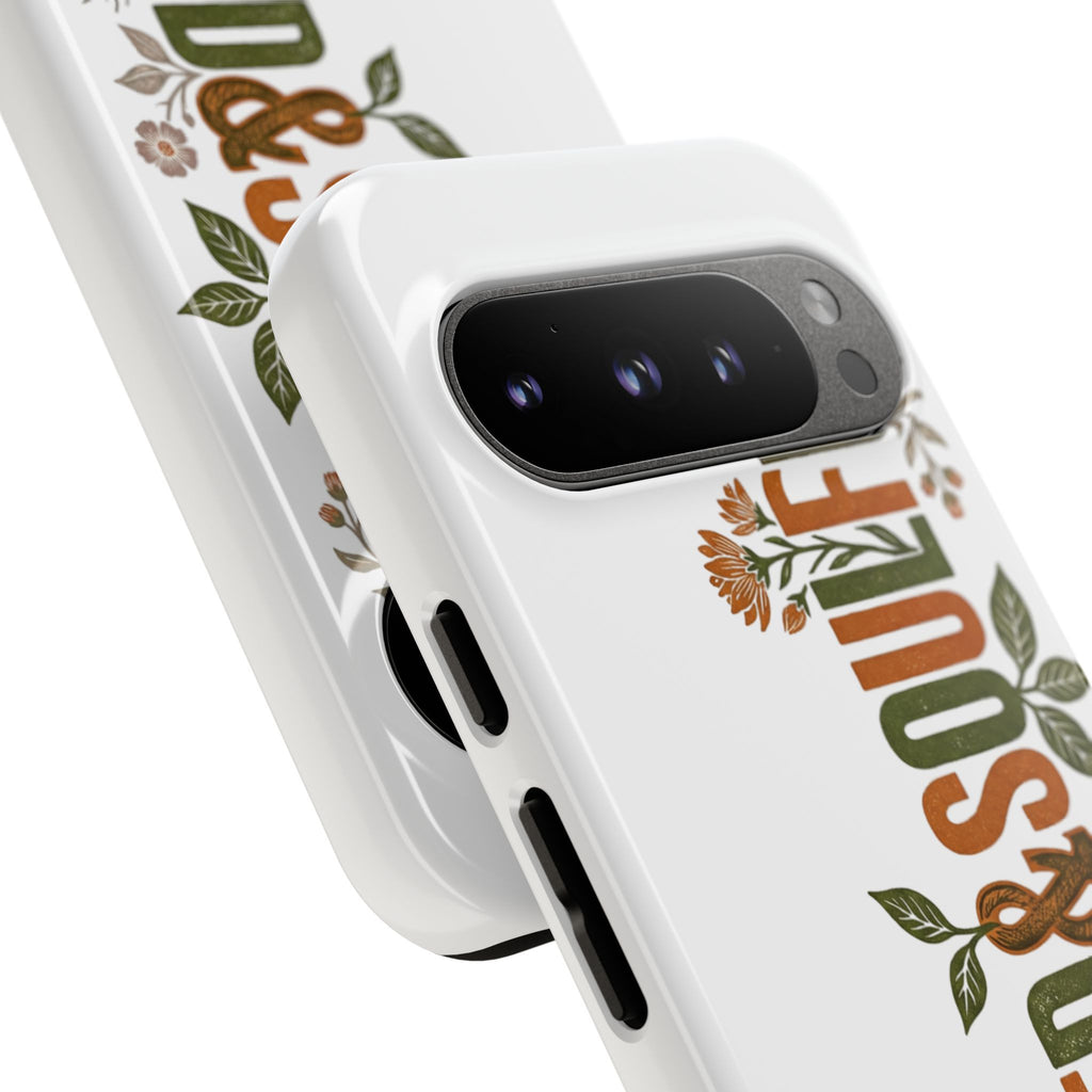Seed & Soul Tough Phone Case – Floral Botanical Protective Cover - Seedandsoulful