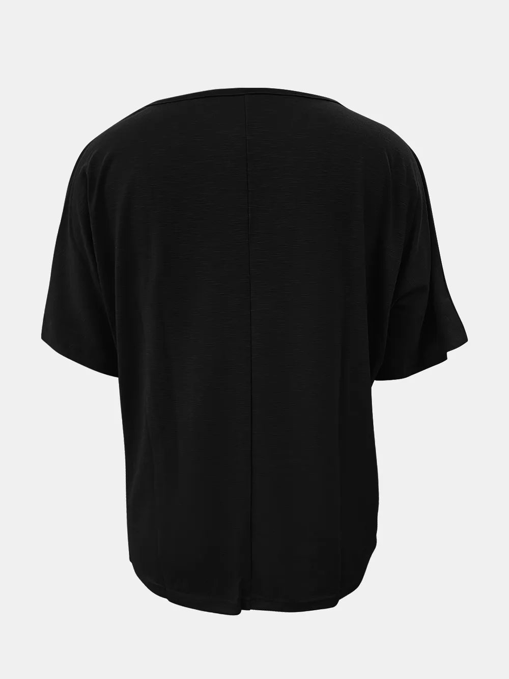Full Size Scoop Neck Short Sleeve T-Shirt - Seedandsoulful