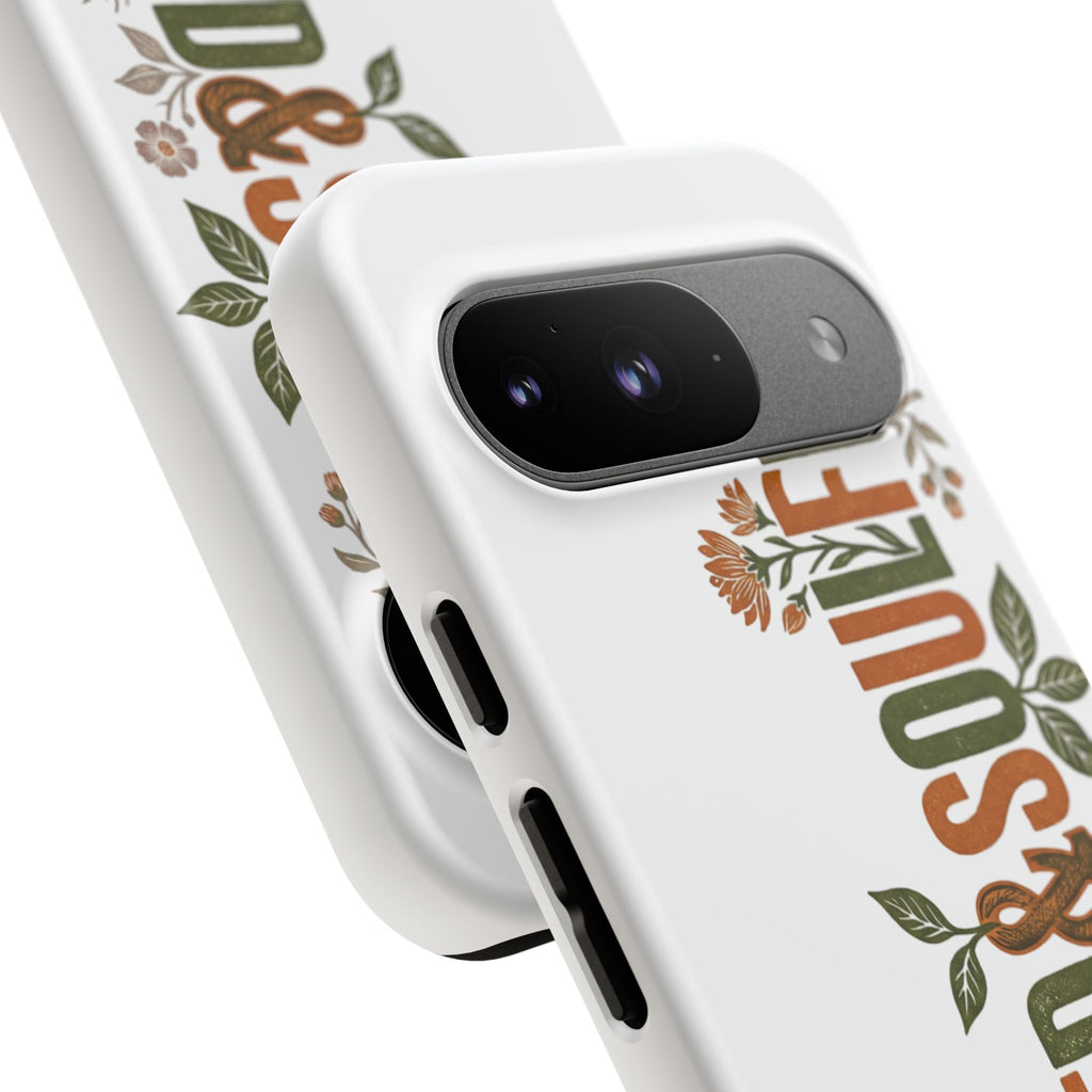 Seed & Soul Tough Phone Case – Floral Botanical Protective Cover - Seedandsoulful